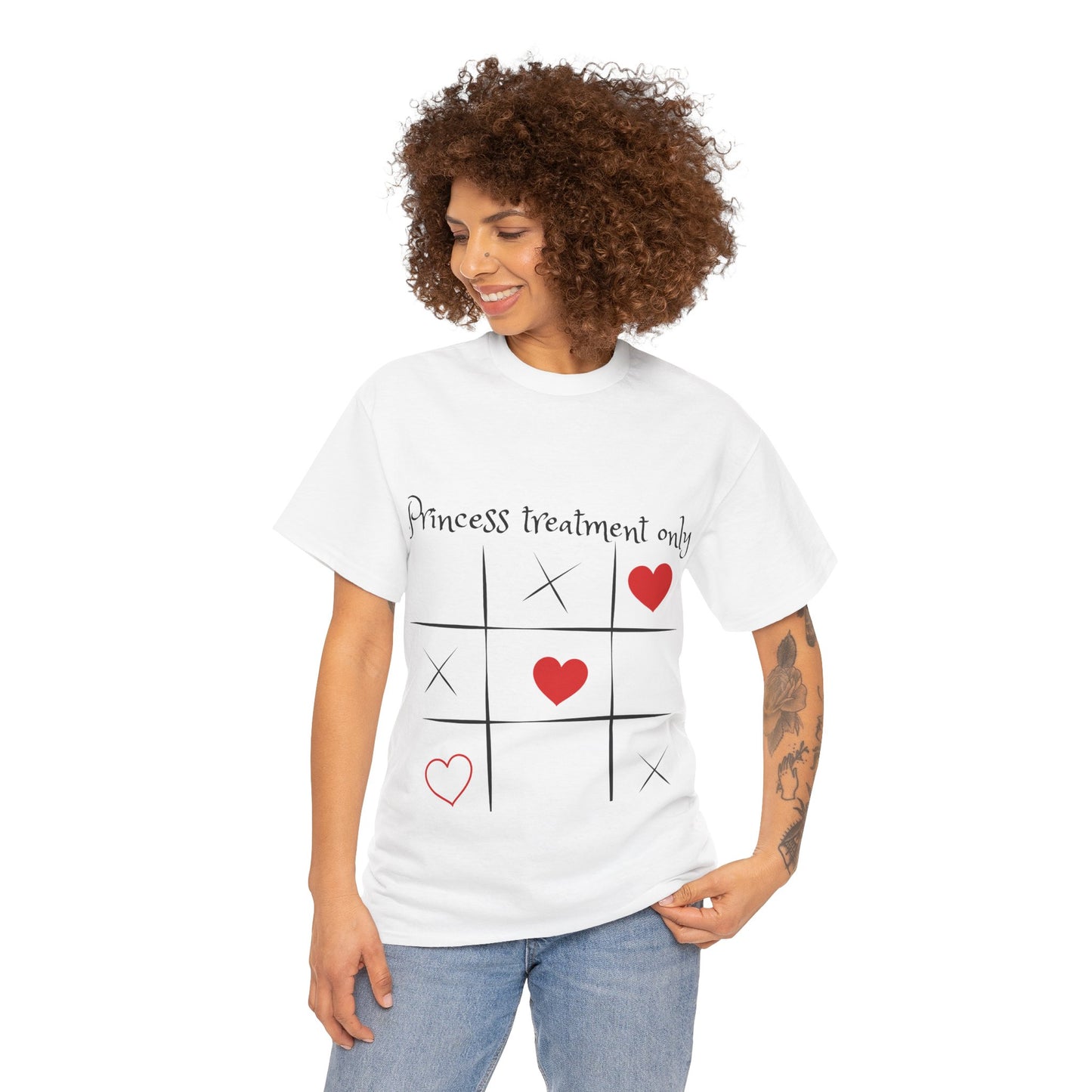 Princess Treatment Unisex Heavy Cotton Tee - Fun & Playful Graphic Shirt