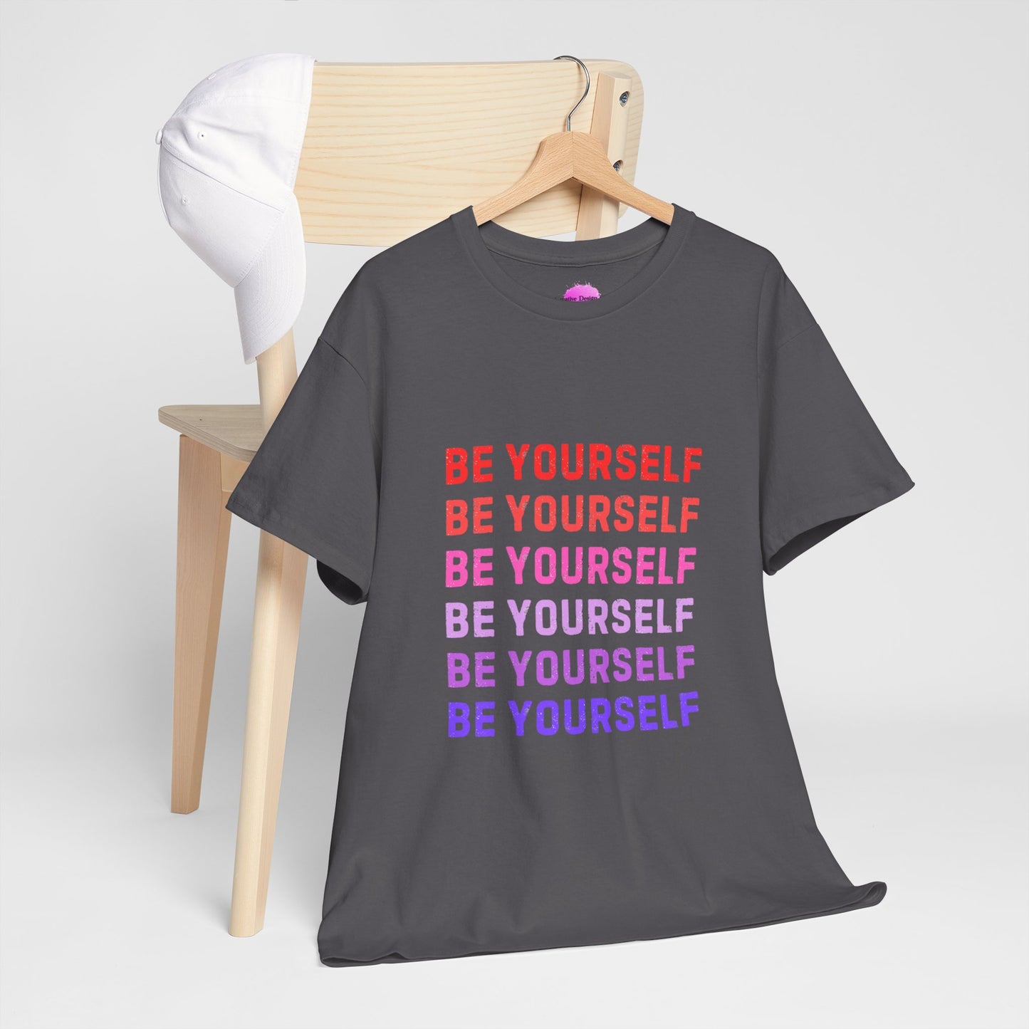 Bold Unisex Tee - Be Yourself Graphic Design