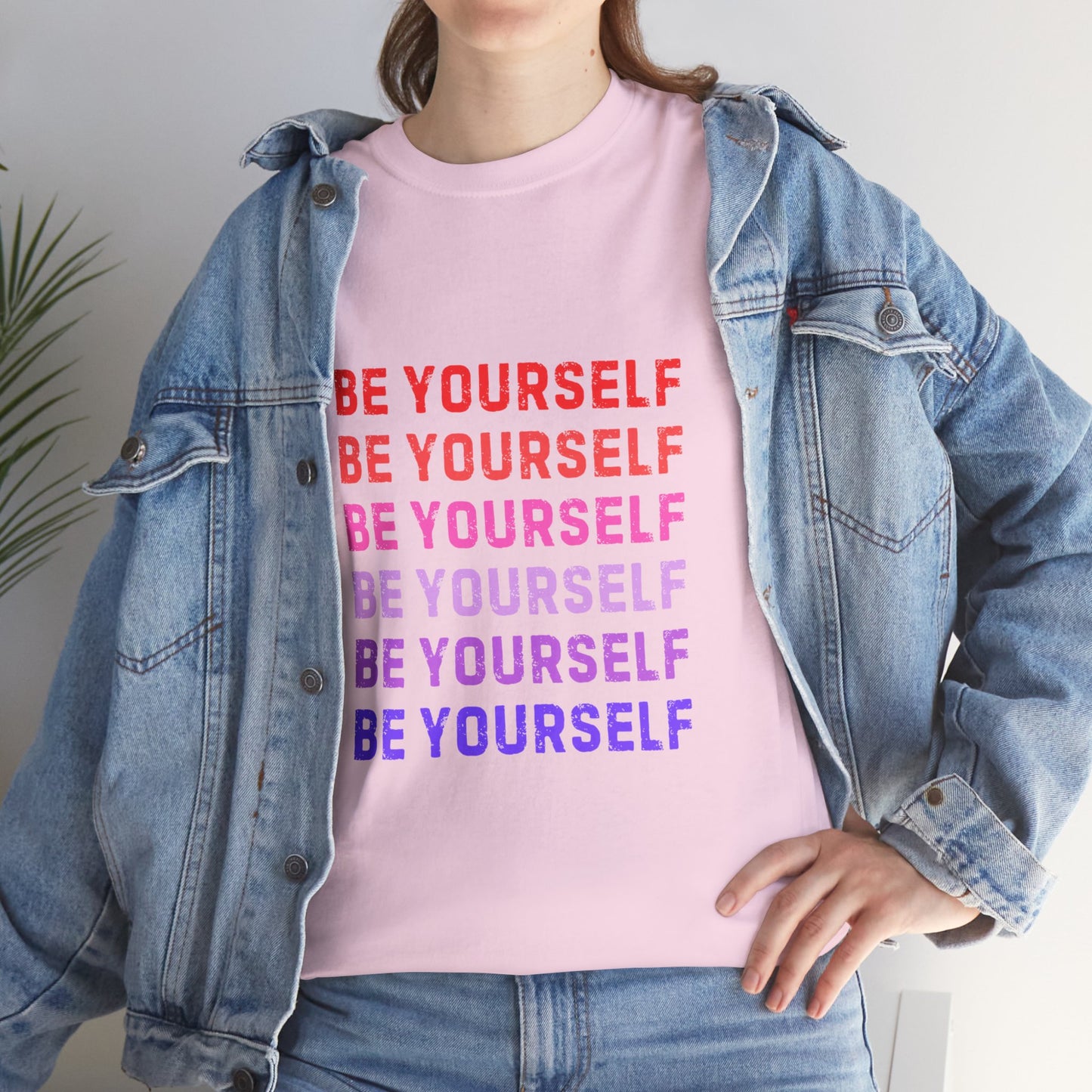 Bold Unisex Tee - Be Yourself Graphic Design