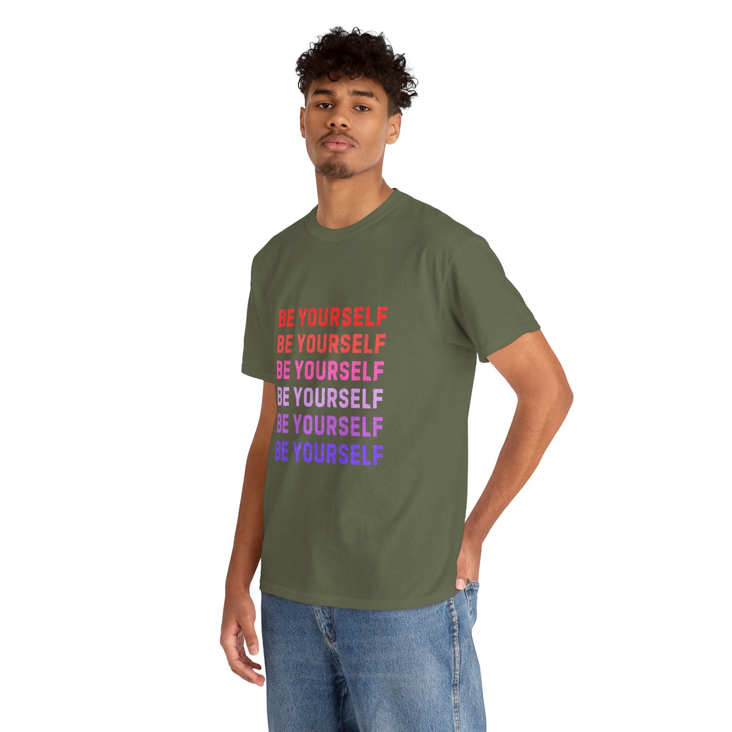 Bold Unisex Tee - Be Yourself Graphic Design
