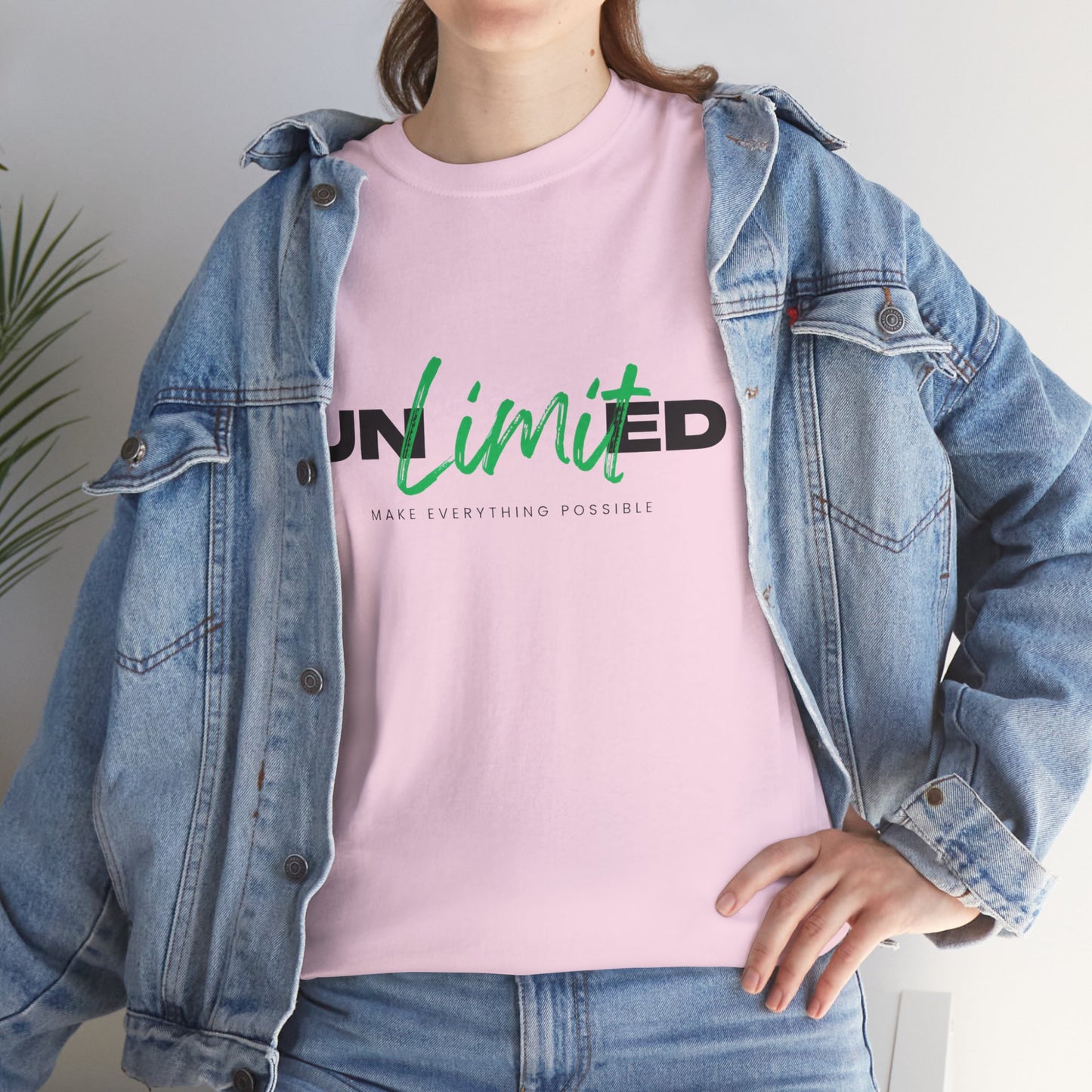 Unisex Cotton Tee - Unlimited Make Everything Possible Tee