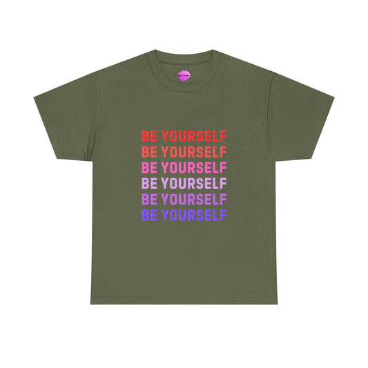 Bold Unisex Tee - Be Yourself Graphic Design