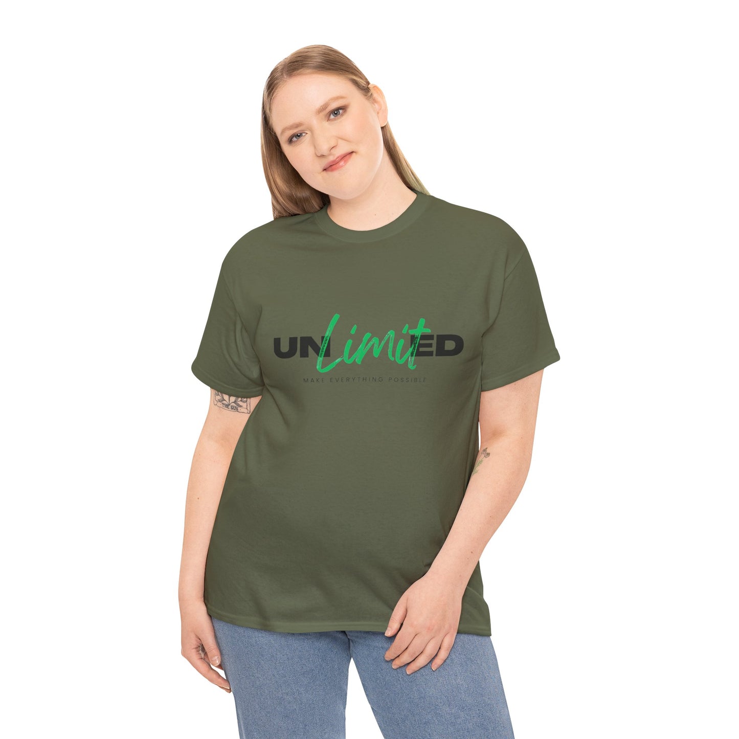 Unisex Cotton Tee - Unlimited Make Everything Possible Tee
