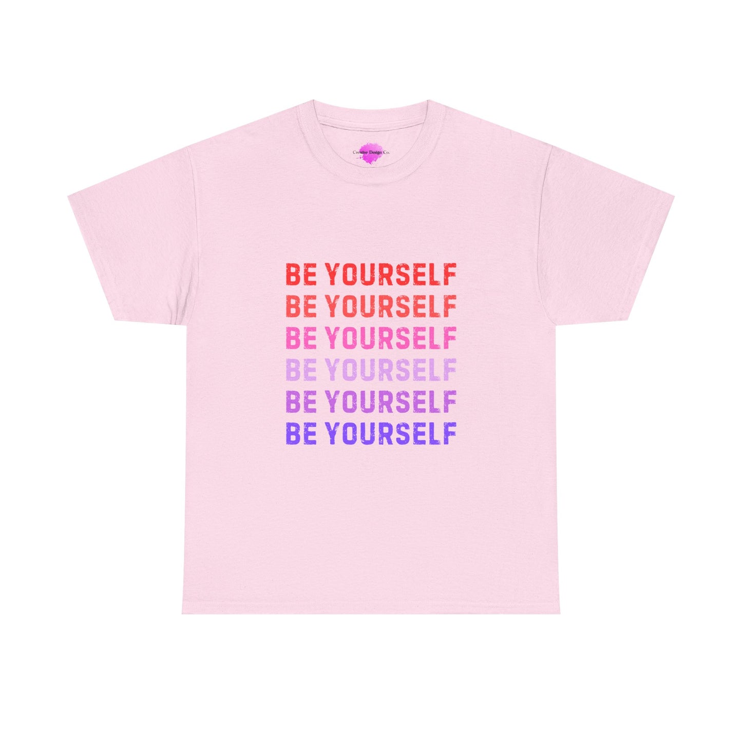Bold Unisex Tee - Be Yourself Graphic Design
