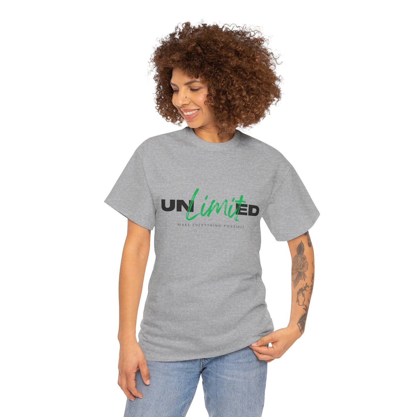 Unisex Cotton Tee - Unlimited Make Everything Possible Tee