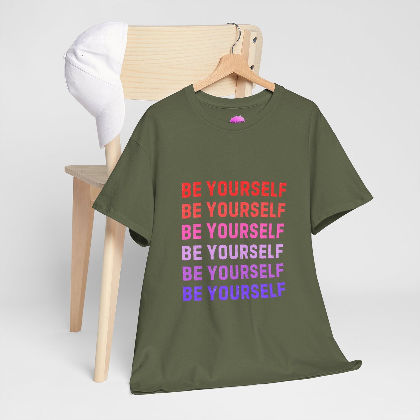 Bold Unisex Tee - Be Yourself Graphic Design