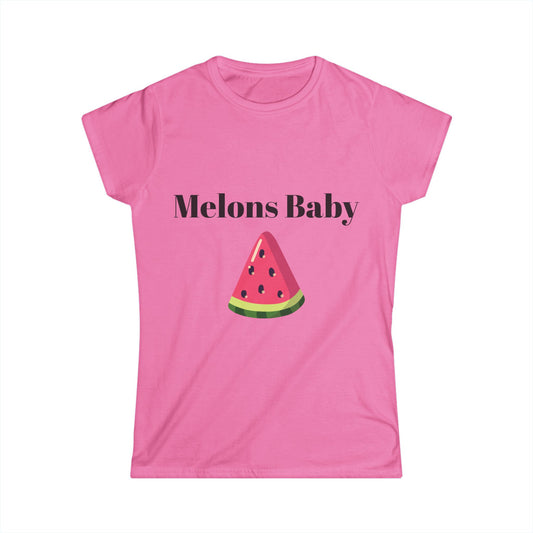 Melons Baby Women's Softstyle Tee - Fun and Casual Summer Shirt