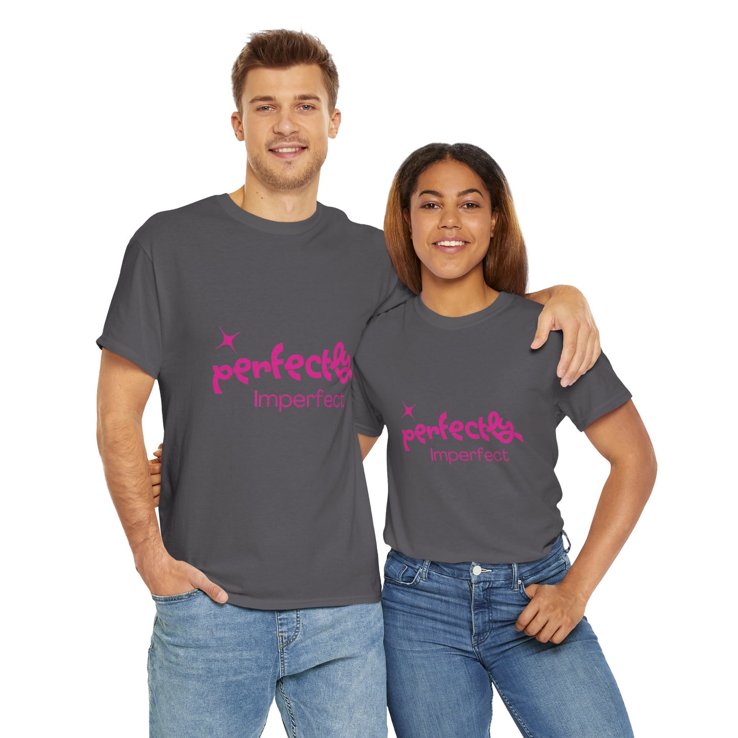 Perfectly Imperfect Unisex Heavy Cotton Tee