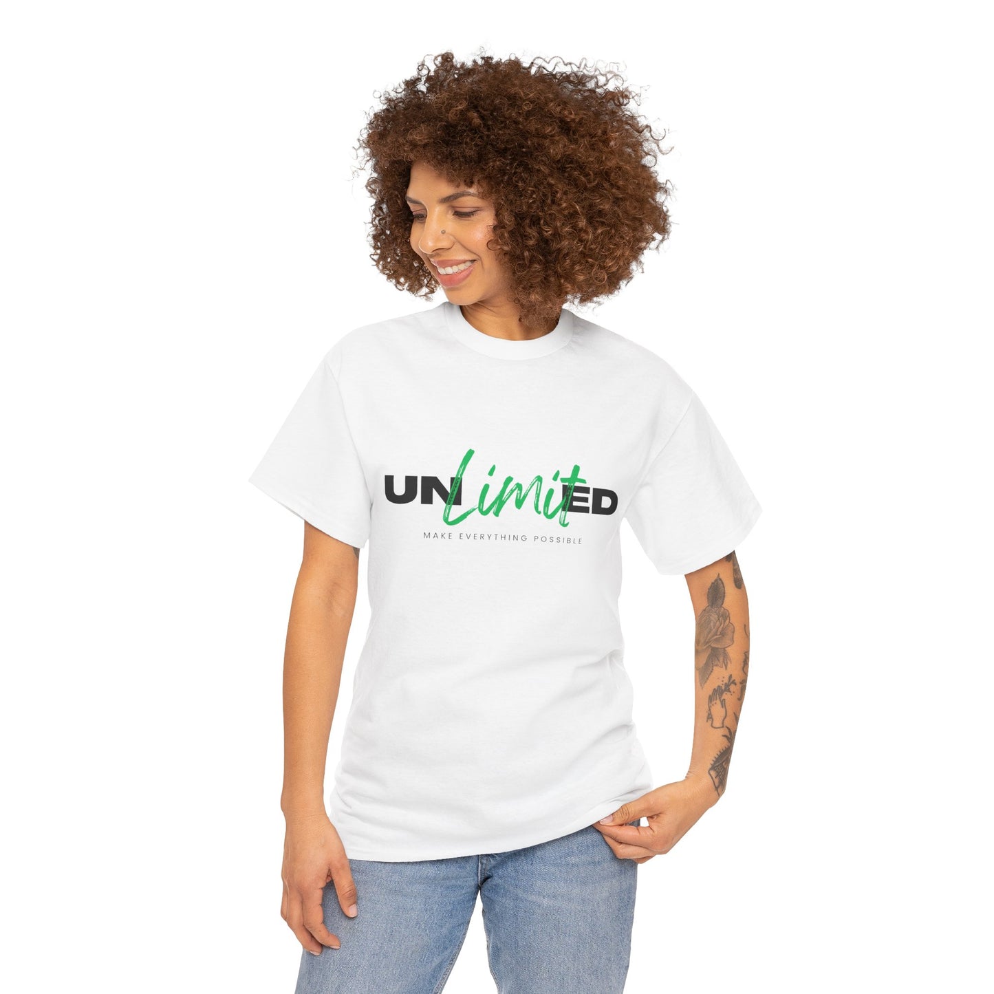Unisex Cotton Tee - Unlimited Make Everything Possible Tee