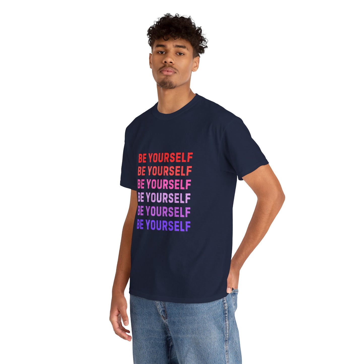 Bold Unisex Tee - Be Yourself Graphic Design