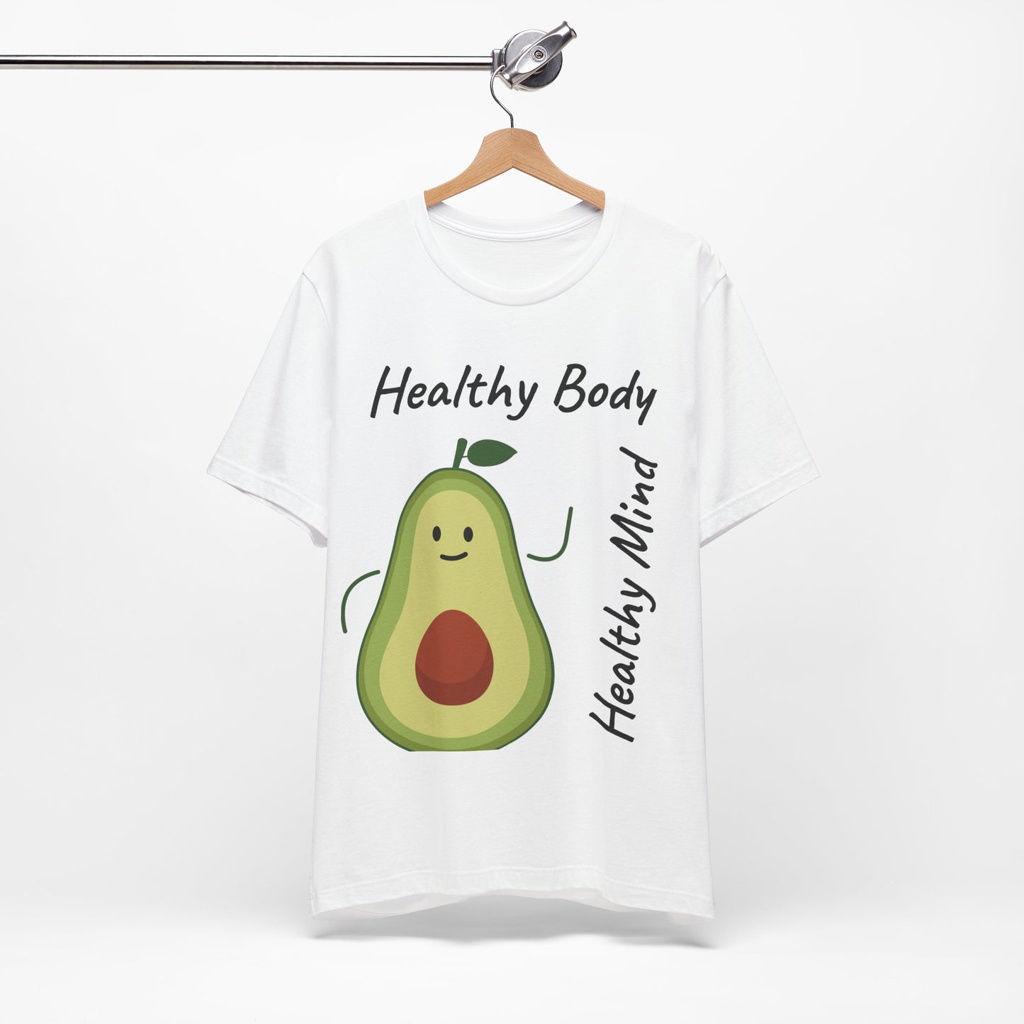 Healthy Body Healthy Mind AvacadoTee - Unisex Jersey Short Sleeve T-Shirt