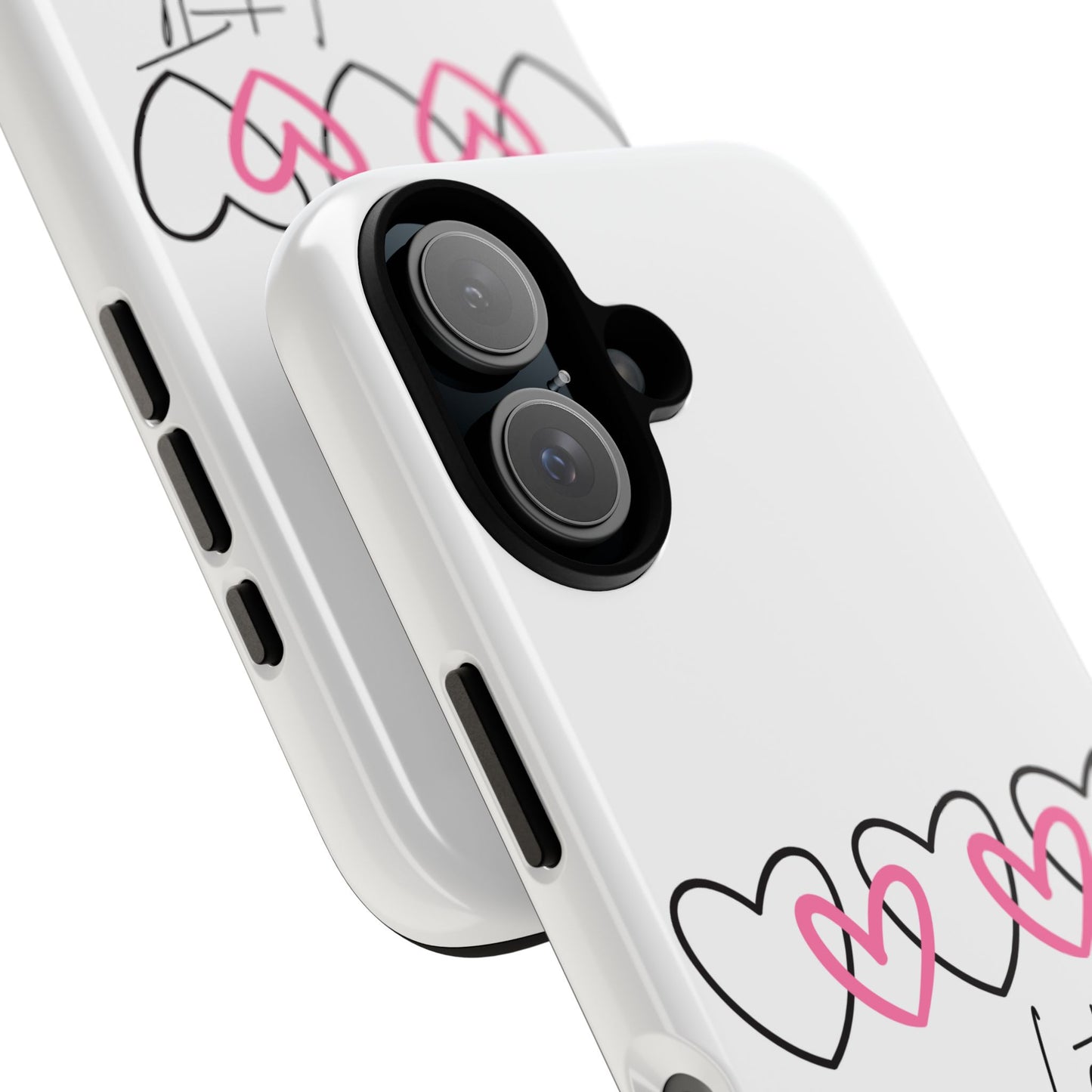 Heart Let Them Tough Phone Case
