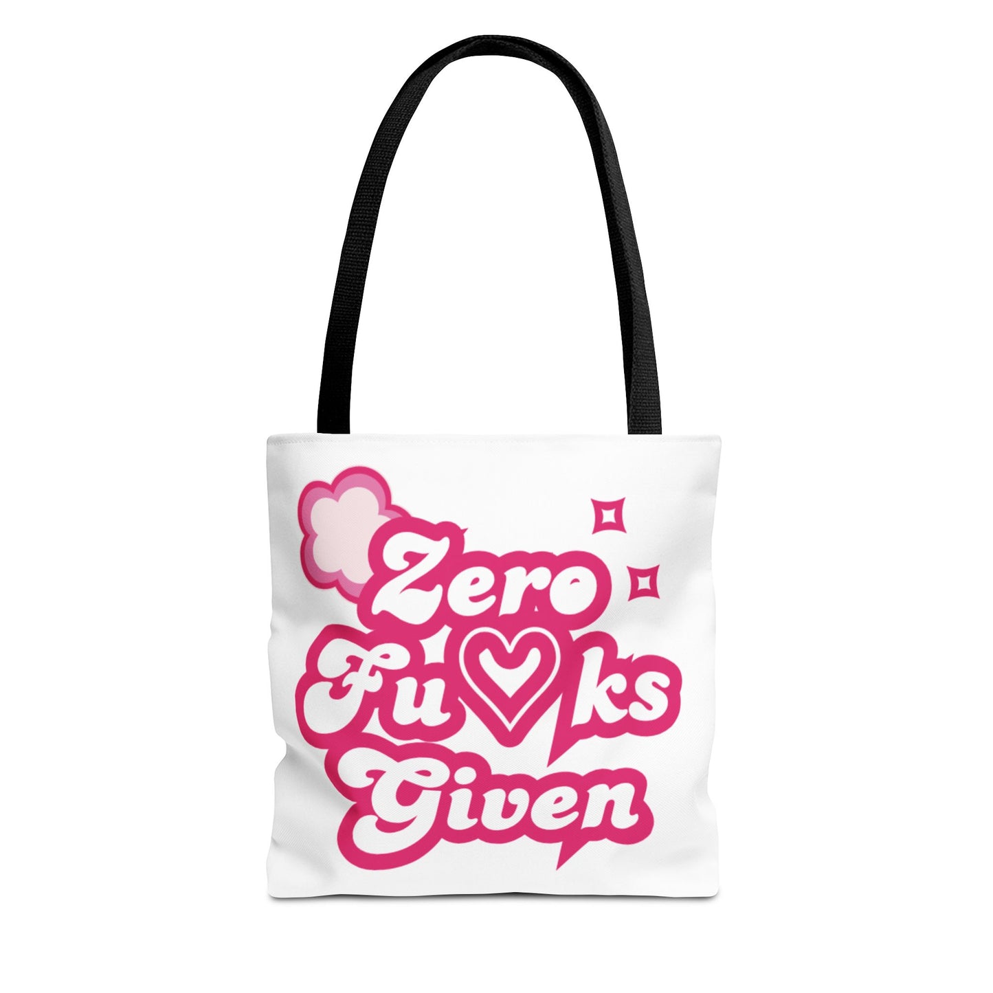 Zero F*cks Given Tote Bag - Fun and Sassy Statement Bag for Everyday Use!
