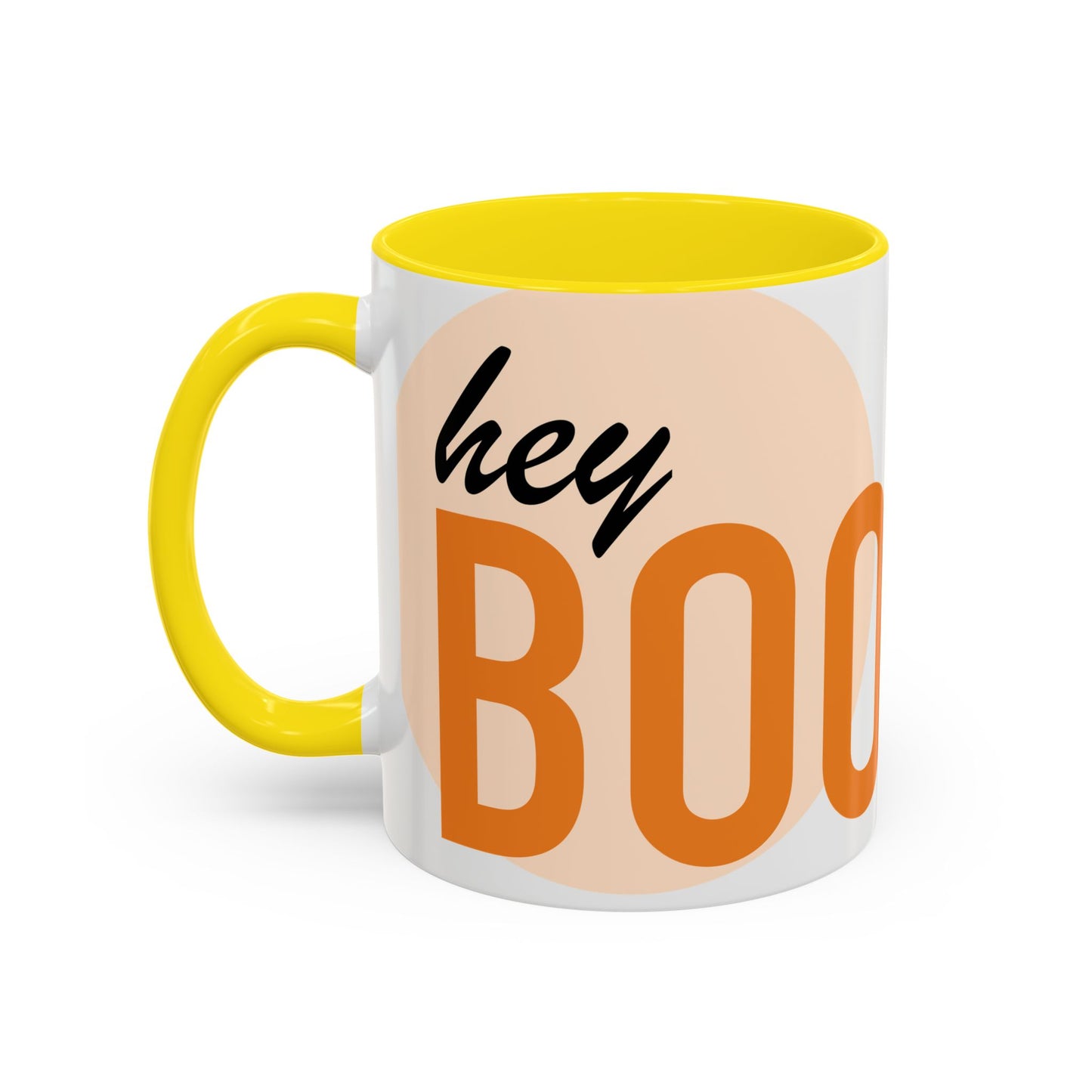 Mug - Hey BOO Halloween Accent Coffee Mug (11, 15oz)