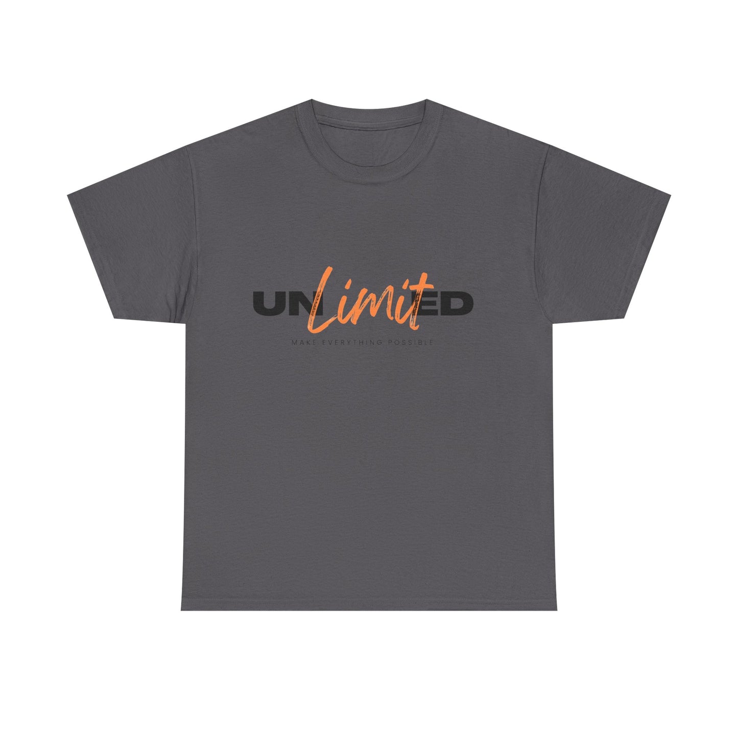 Unlimited Unisex Heavy Cotton Tee - Empowerment Shirt, Gift for Friends, Motivational Clothing, Casual Wear, Everyday T-Shirt