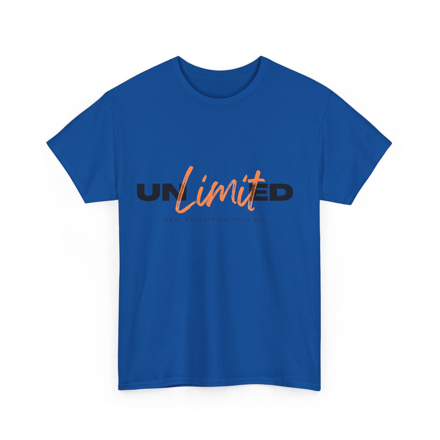 Unlimited Unisex Heavy Cotton Tee - Empowerment Shirt, Gift for Friends, Motivational Clothing, Casual Wear, Everyday T-Shirt