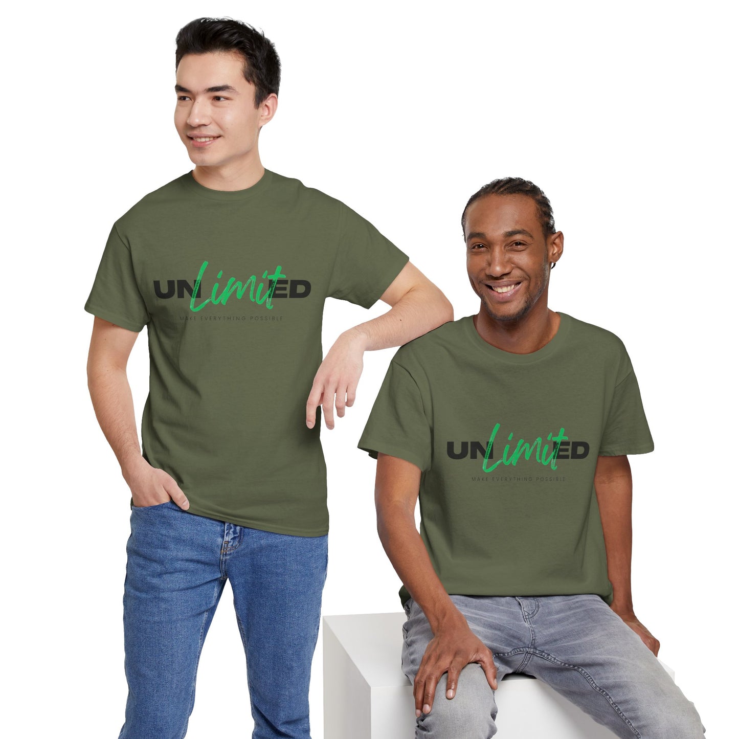 Unisex Cotton Tee - Unlimited Make Everything Possible Tee
