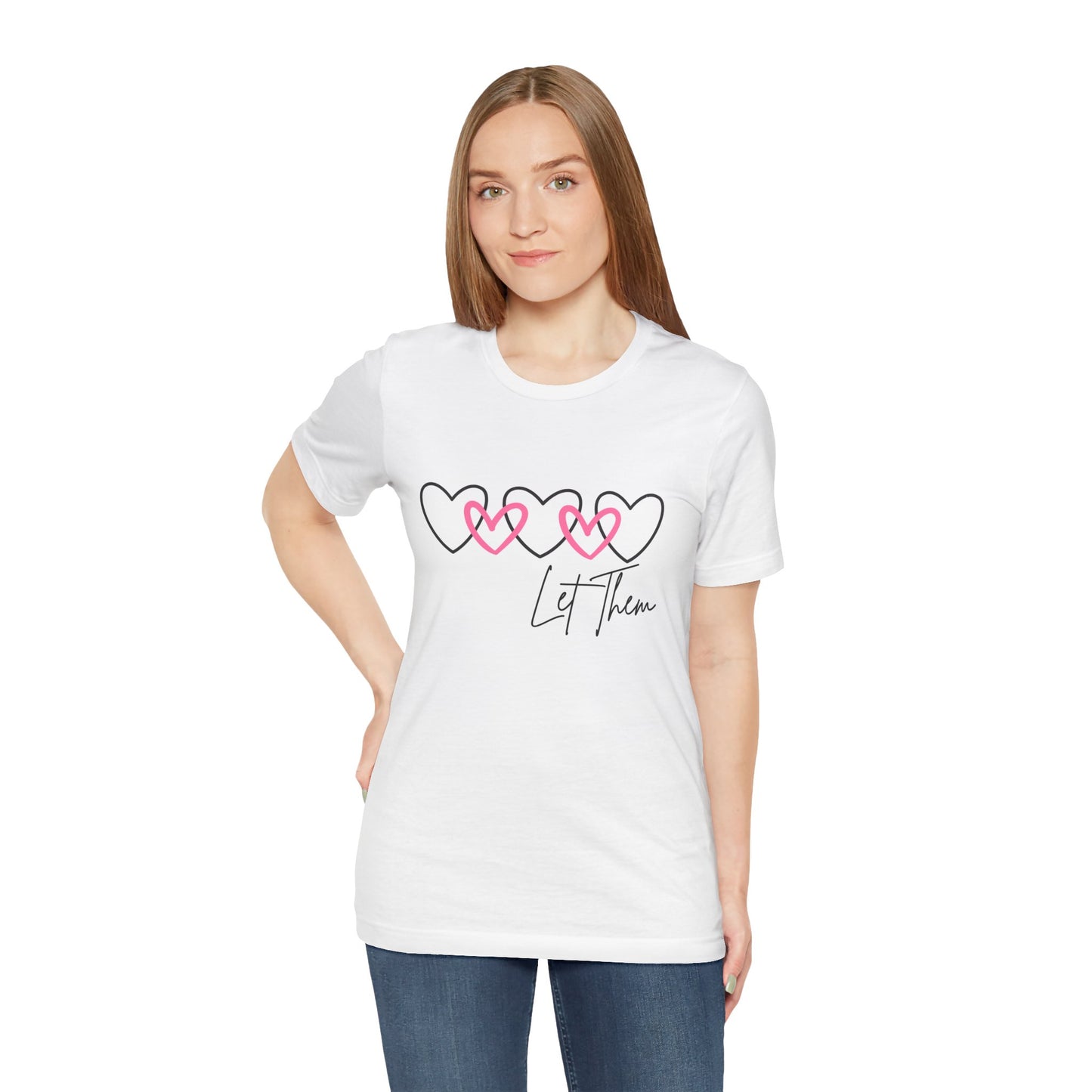 Let Them Love Unisex Tee - Heart Design