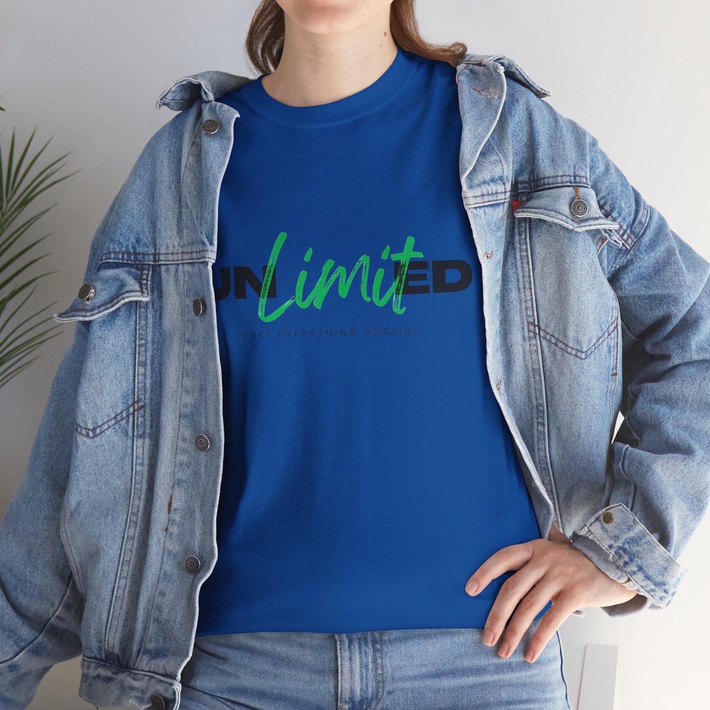Unisex Cotton Tee - Unlimited Make Everything Possible Tee