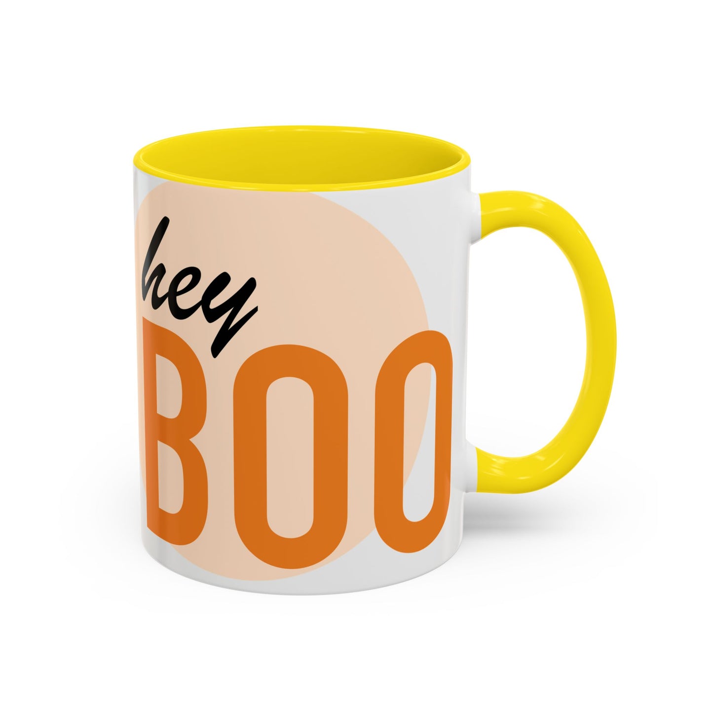 Mug - Hey BOO Halloween Accent Coffee Mug (11, 15oz)