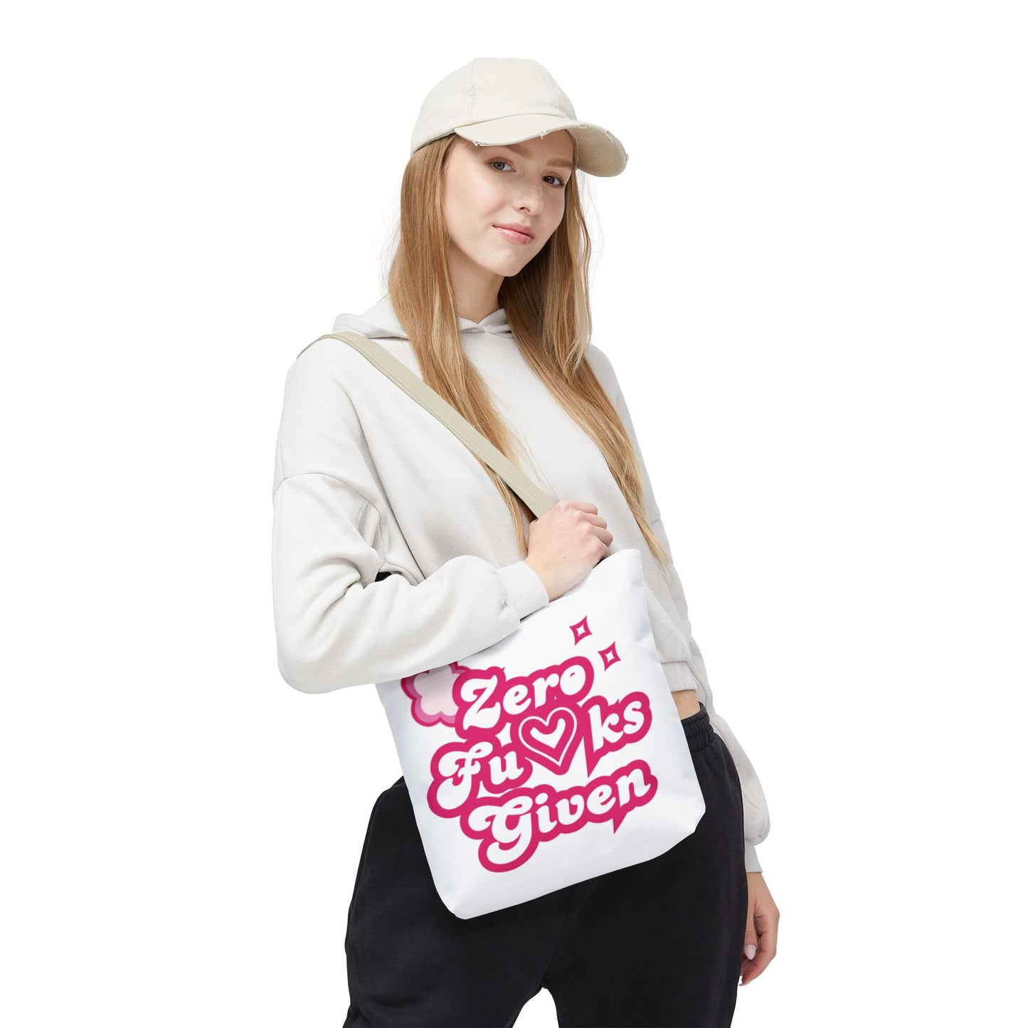 Zero F*cks Given Tote Bag - Fun and Sassy Statement Bag for Everyday Use!
