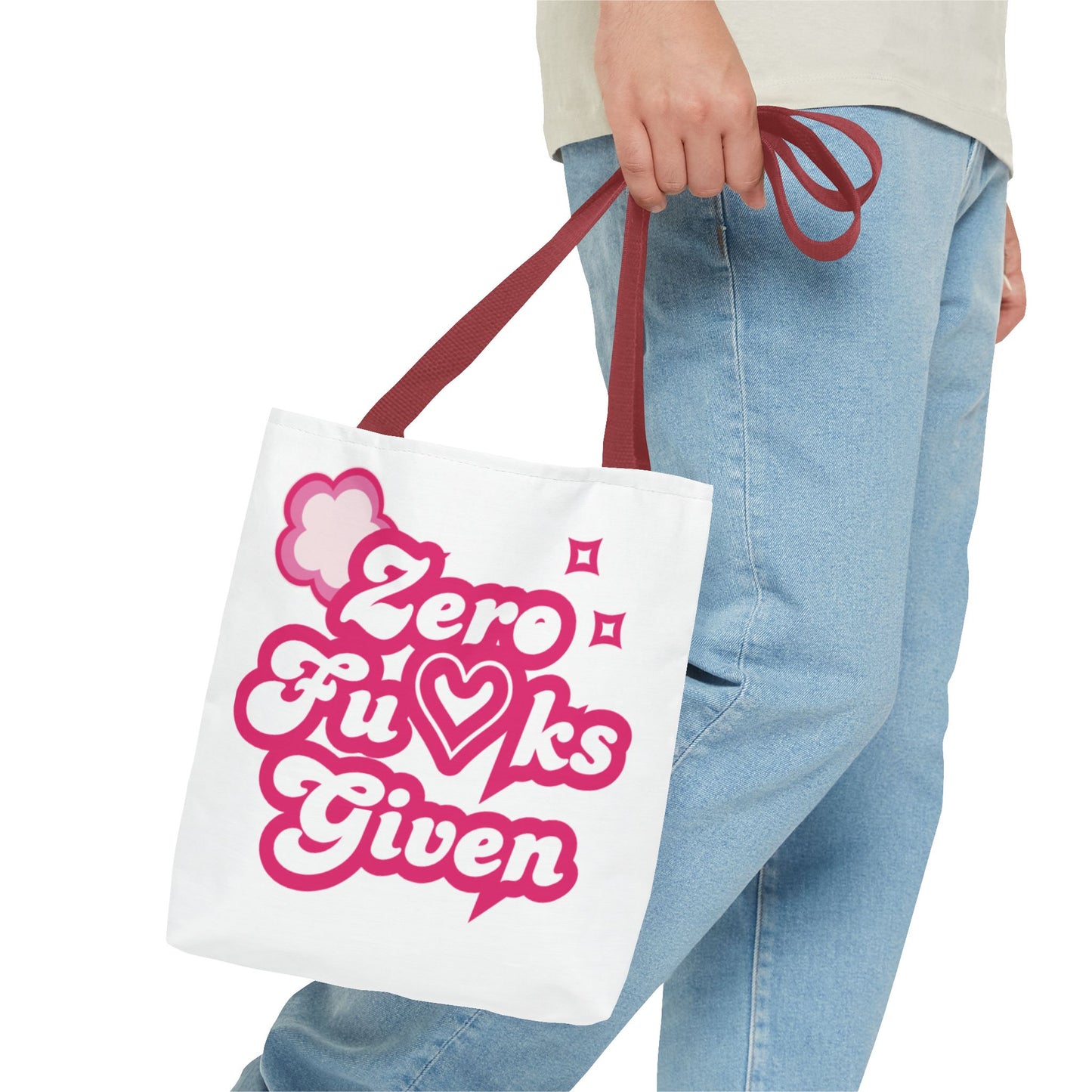 Zero F*cks Given Tote Bag - Fun and Sassy Statement Bag for Everyday Use!
