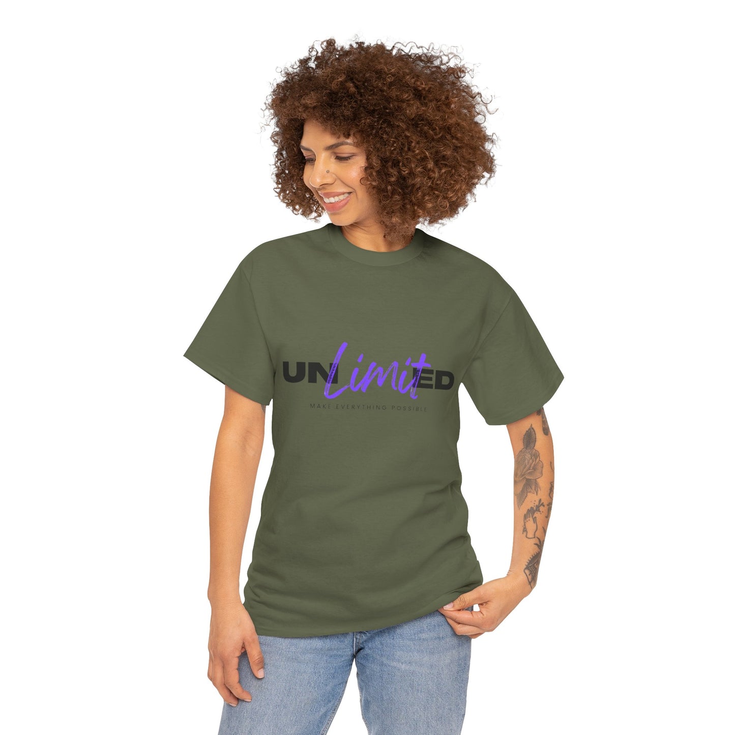 Unlimited Vibe Unisex Cotton Tee | Casual Wear, Gift for Friends, Motivational Shirt, Summer Style, Birthday Gift