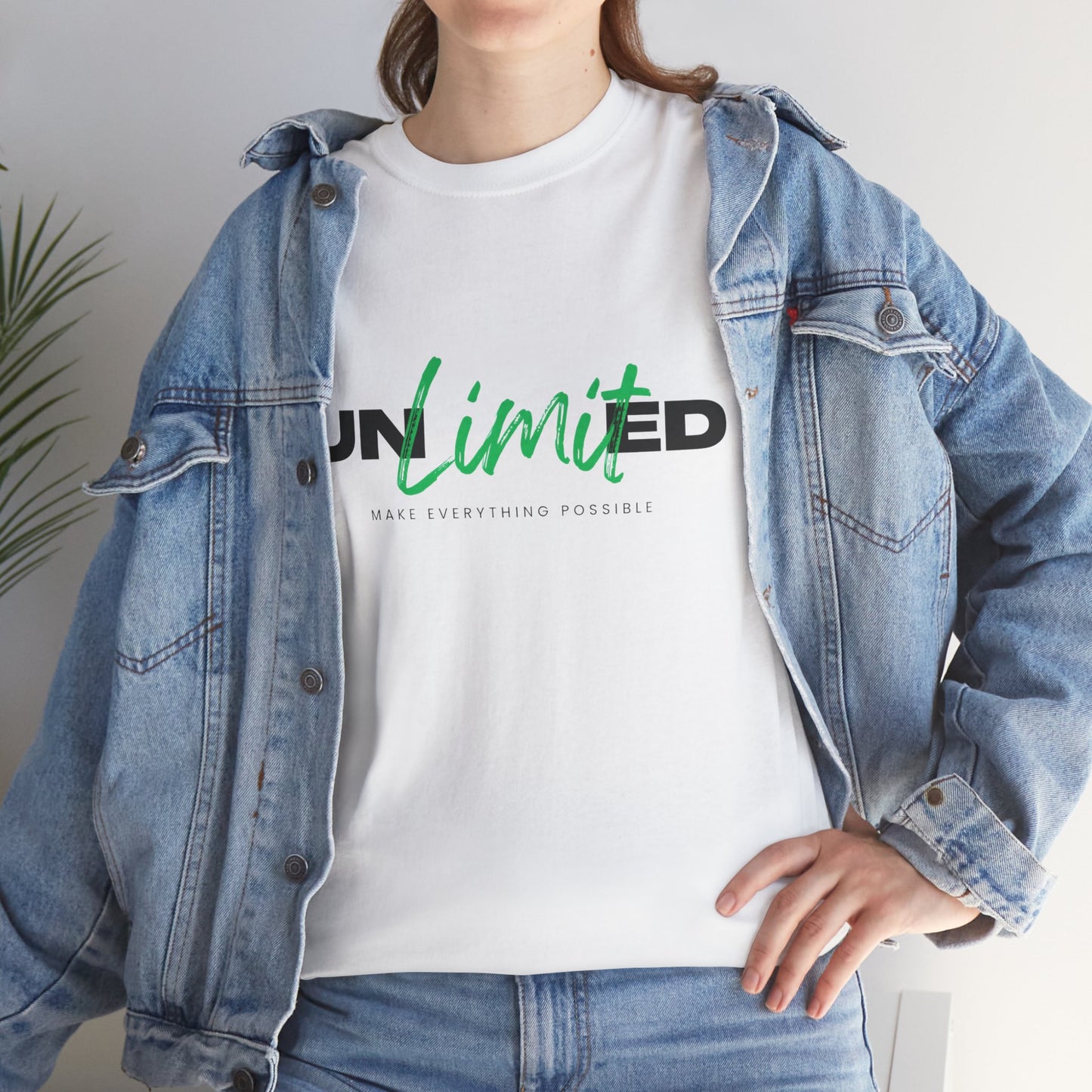 Unisex Cotton Tee - Unlimited Make Everything Possible Tee
