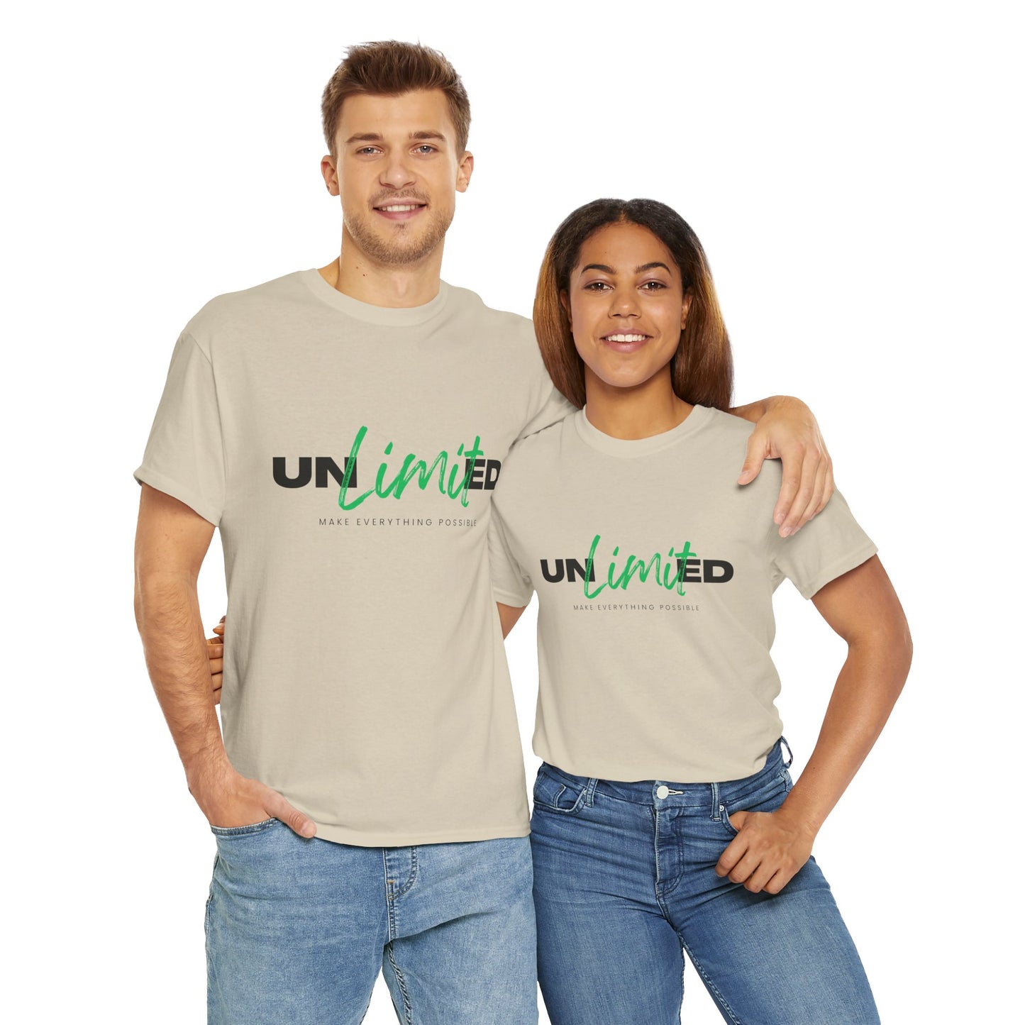 Unisex Cotton Tee - Unlimited Make Everything Possible Tee