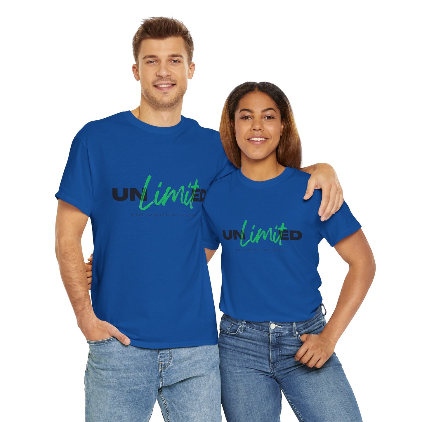 Unisex Cotton Tee - Unlimited Make Everything Possible Tee
