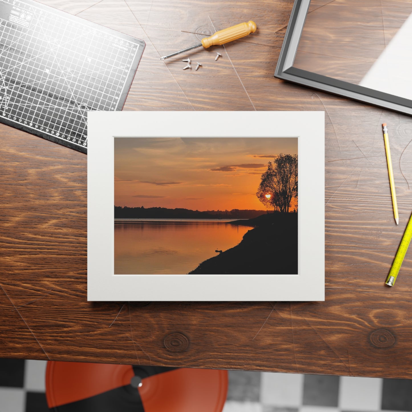 Art Print: Tranquil Scottish Sunset