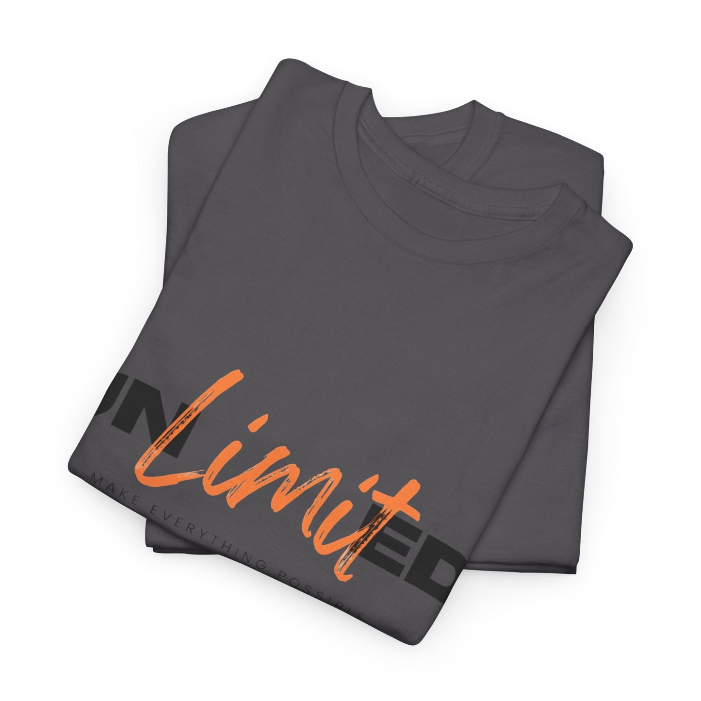 Unlimited Unisex Heavy Cotton Tee - Empowerment Shirt, Gift for Friends, Motivational Clothing, Casual Wear, Everyday T-Shirt