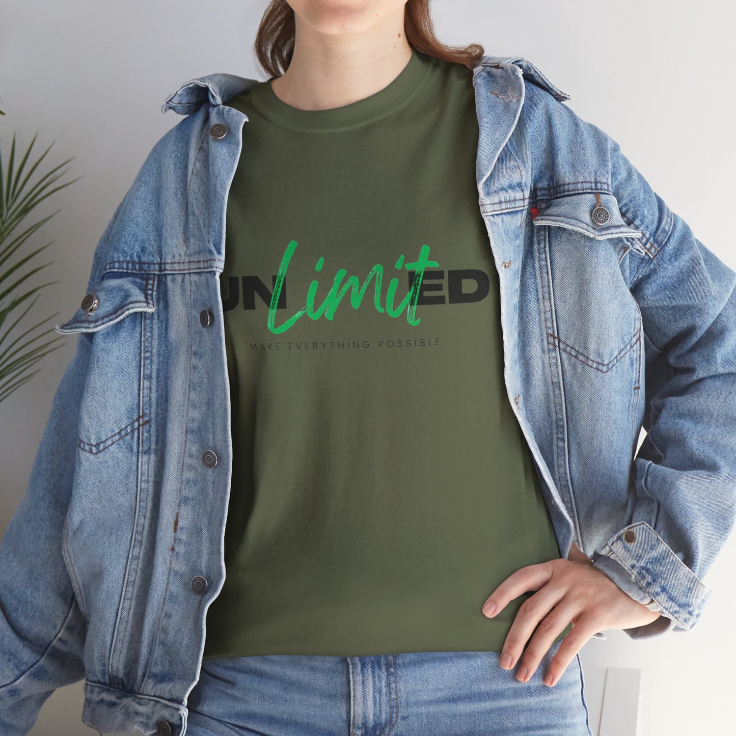 Unisex Cotton Tee - Unlimited Make Everything Possible Tee