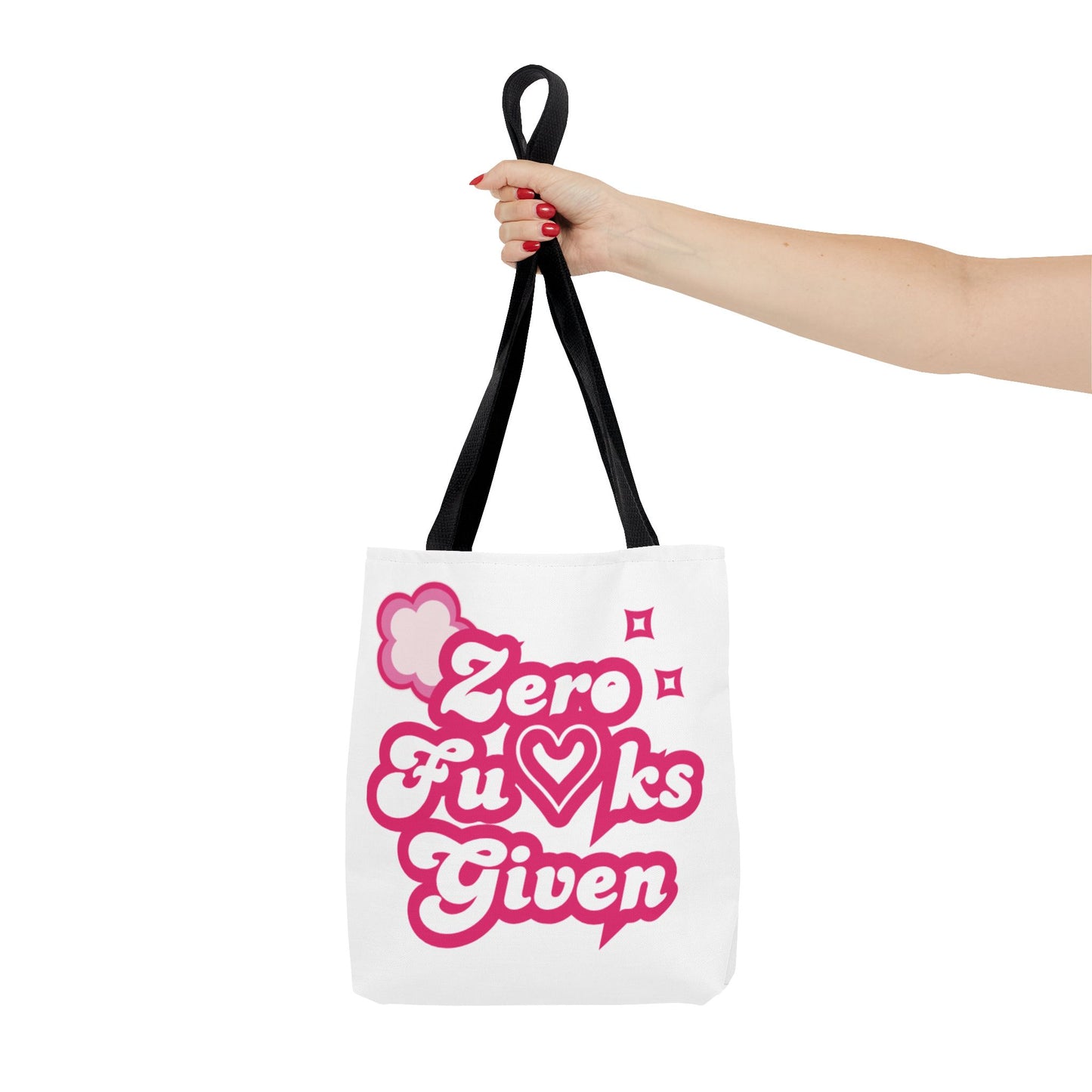 Zero F*cks Given Tote Bag - Fun and Sassy Statement Bag for Everyday Use!