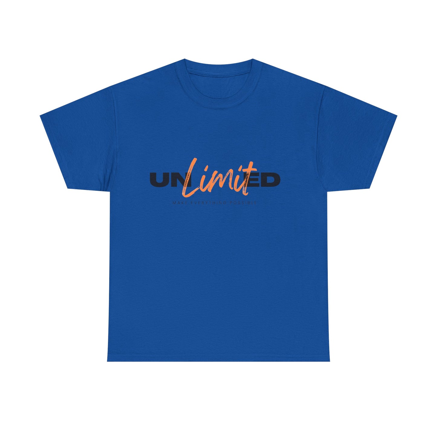 Unlimited Unisex Heavy Cotton Tee - Empowerment Shirt, Gift for Friends, Motivational Clothing, Casual Wear, Everyday T-Shirt