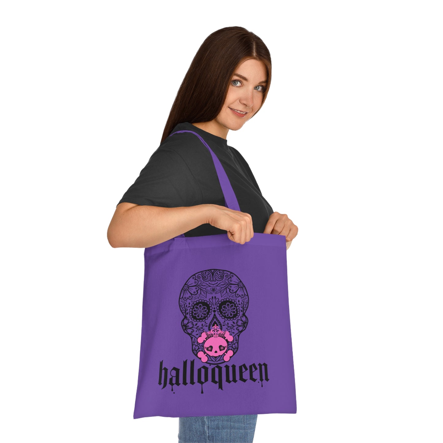 Cotton Tote HalloQueen Vibes