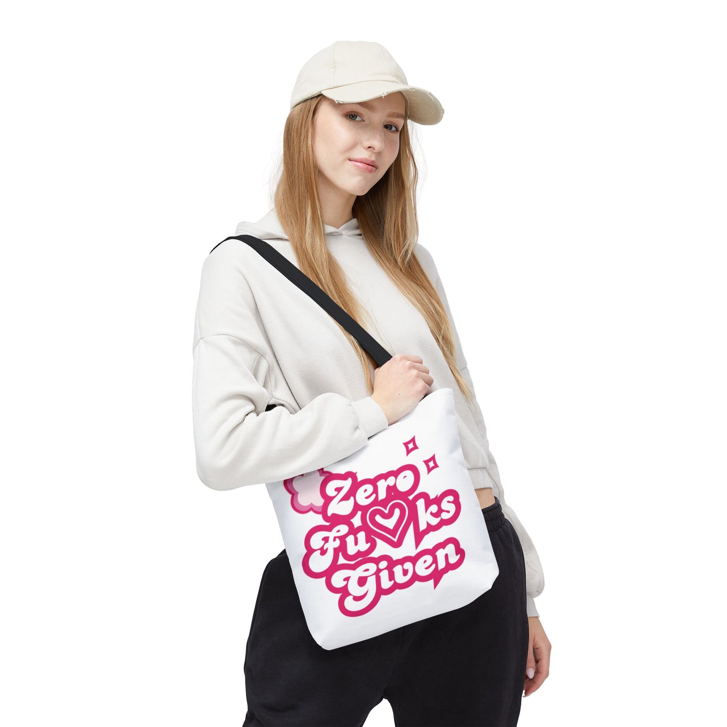 Zero F*cks Given Tote Bag - Fun and Sassy Statement Bag for Everyday Use!