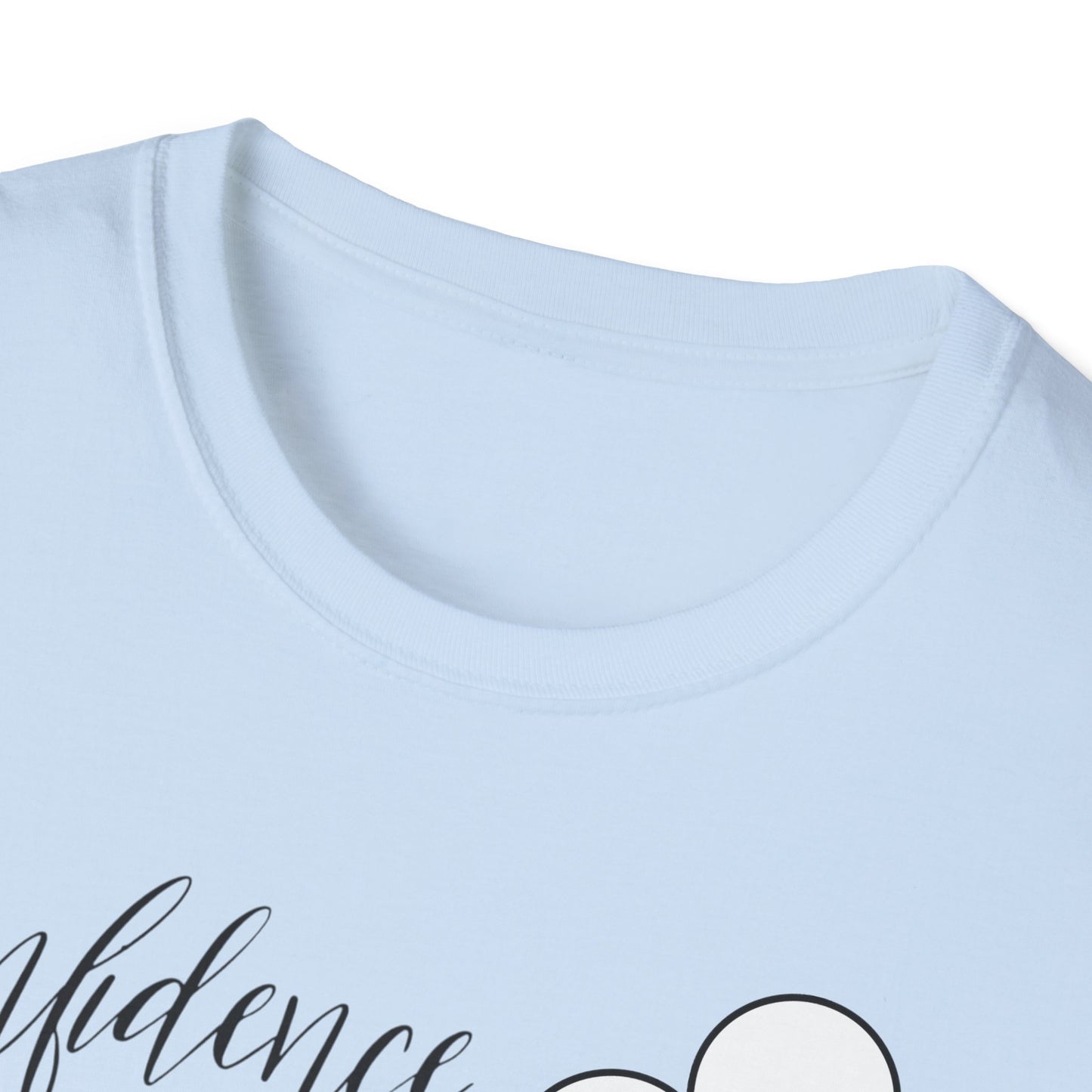 Confidence Has No Competition Softstyle T-Shirt - Motivational Floral Design