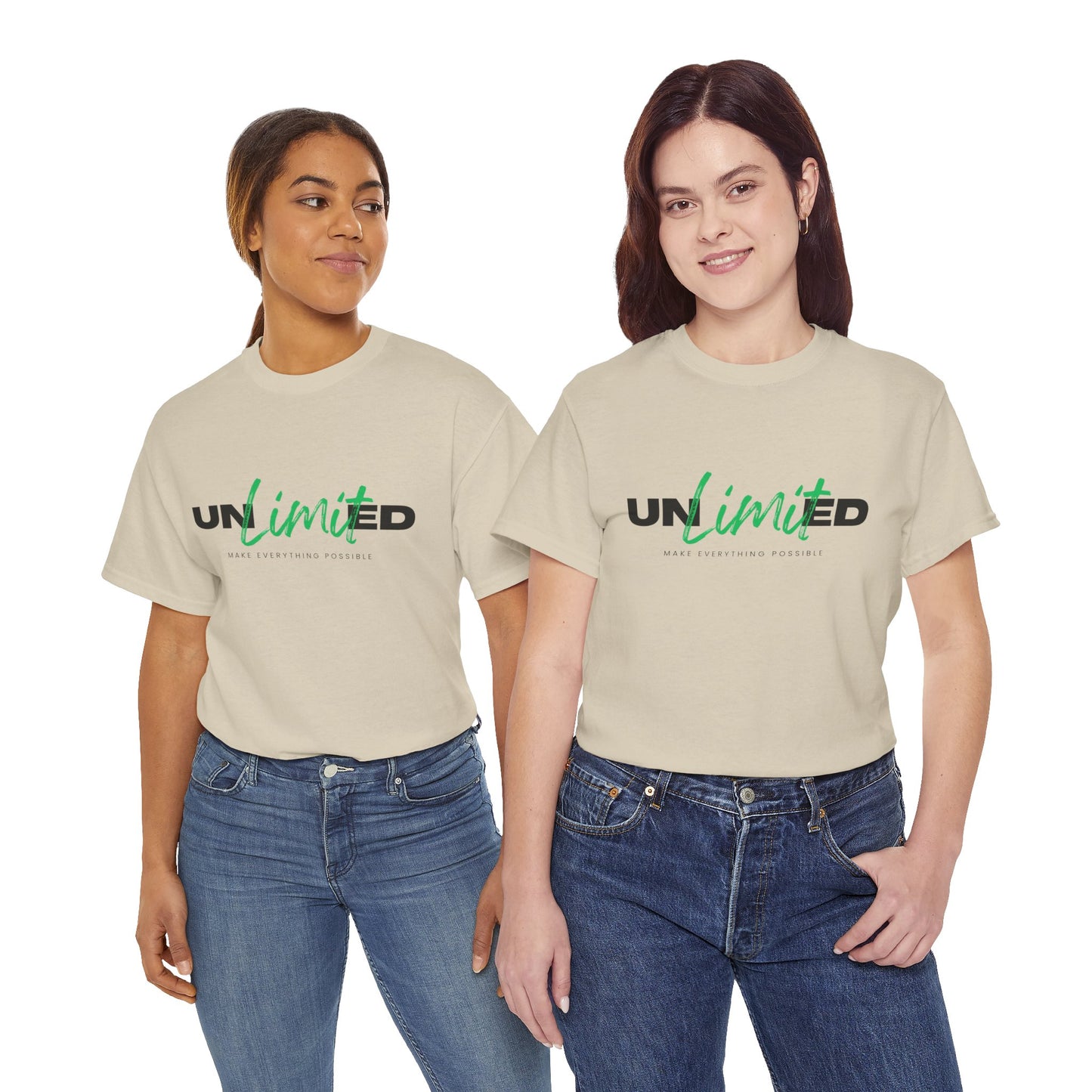 Unisex Cotton Tee - Unlimited Make Everything Possible Tee