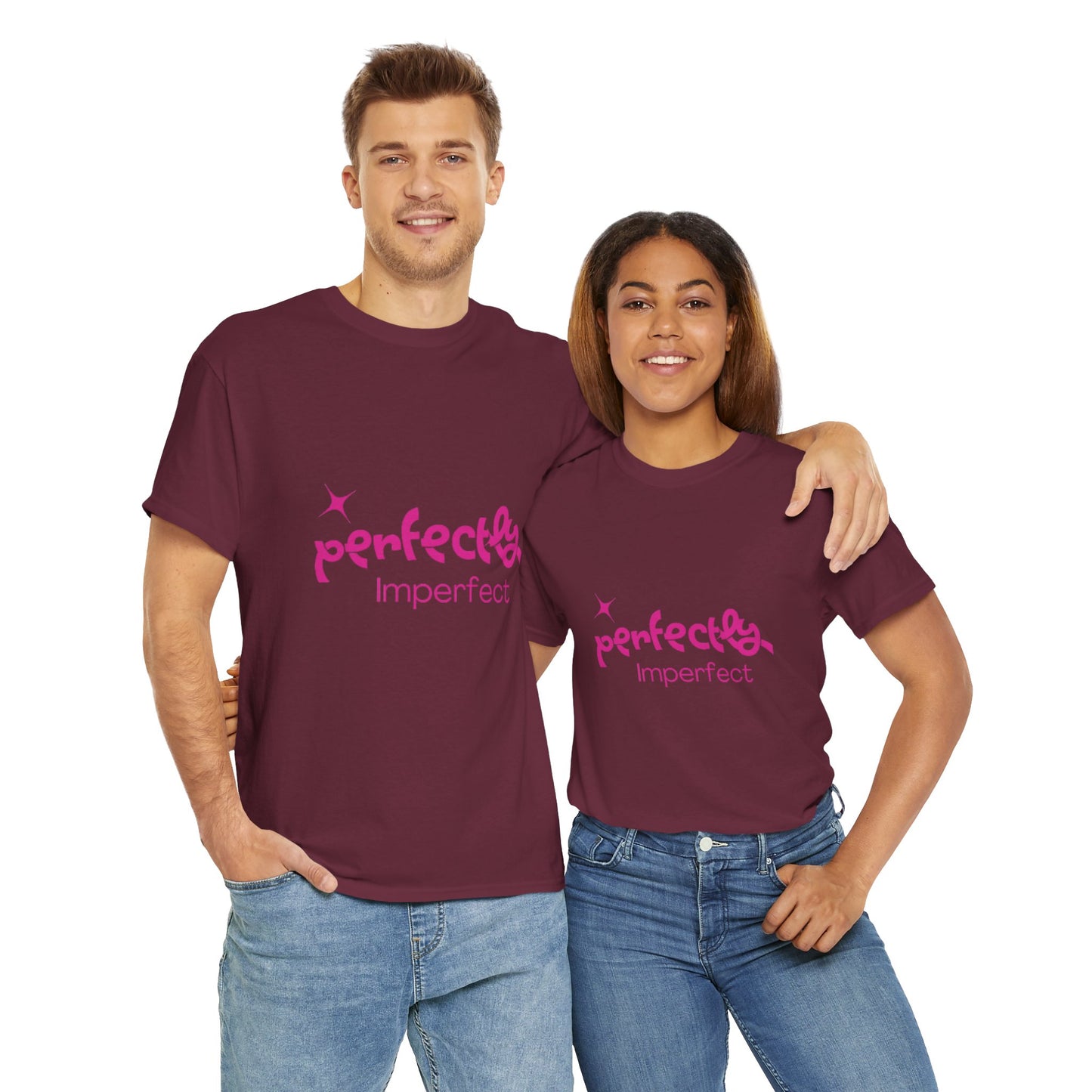 Perfectly Imperfect Unisex Heavy Cotton Tee