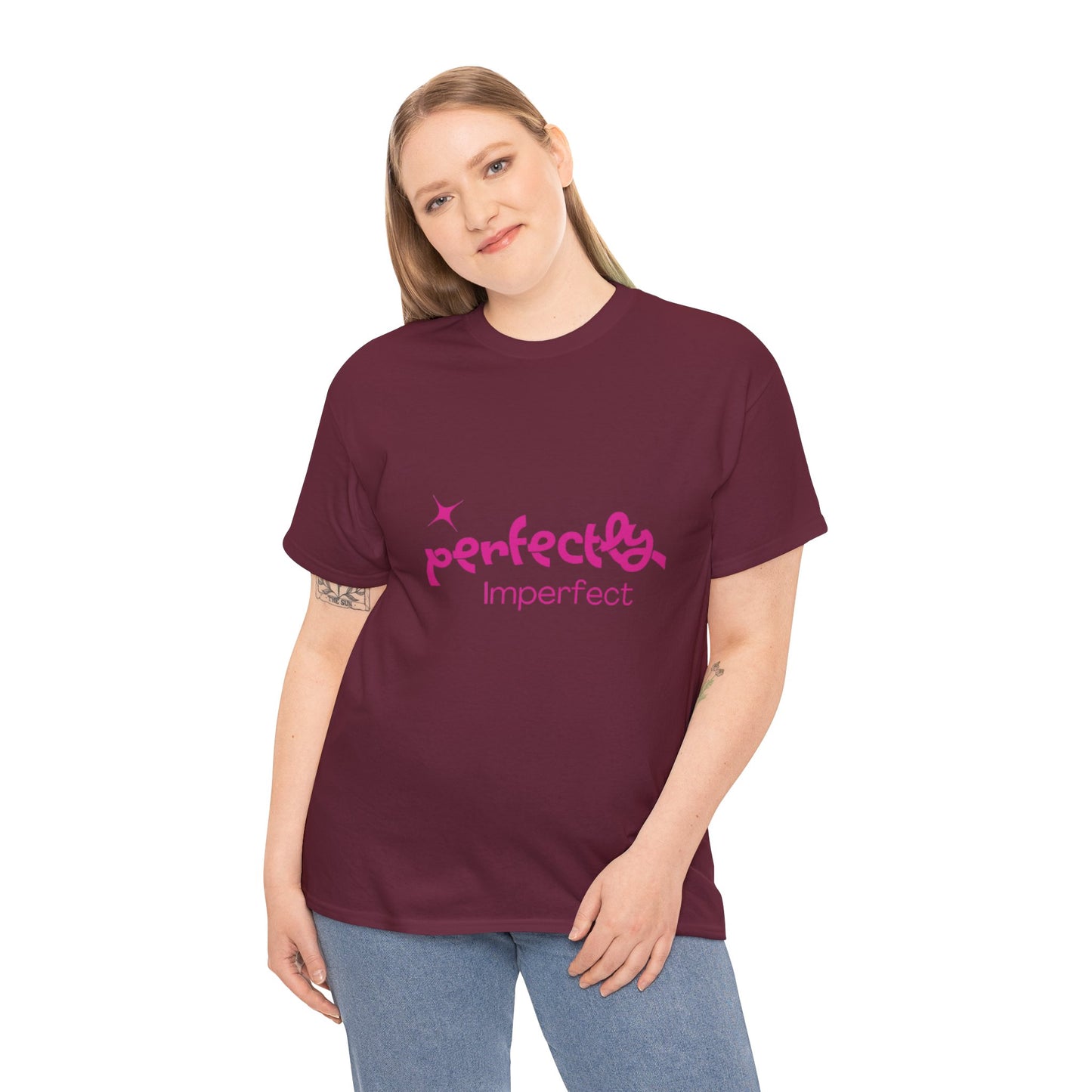 Perfectly Imperfect Unisex Heavy Cotton Tee