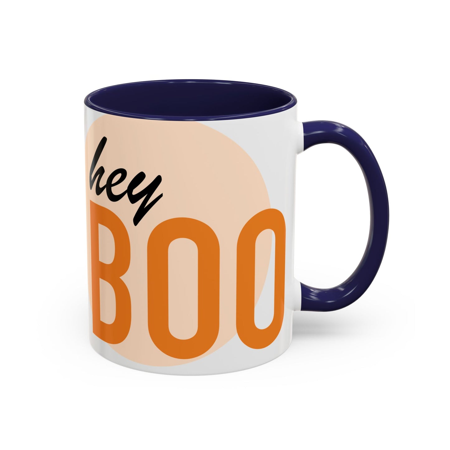 Mug - Hey BOO Halloween Accent Coffee Mug (11, 15oz)