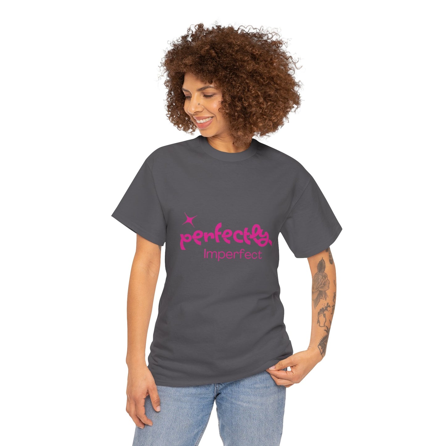 Perfectly Imperfect Unisex Heavy Cotton Tee