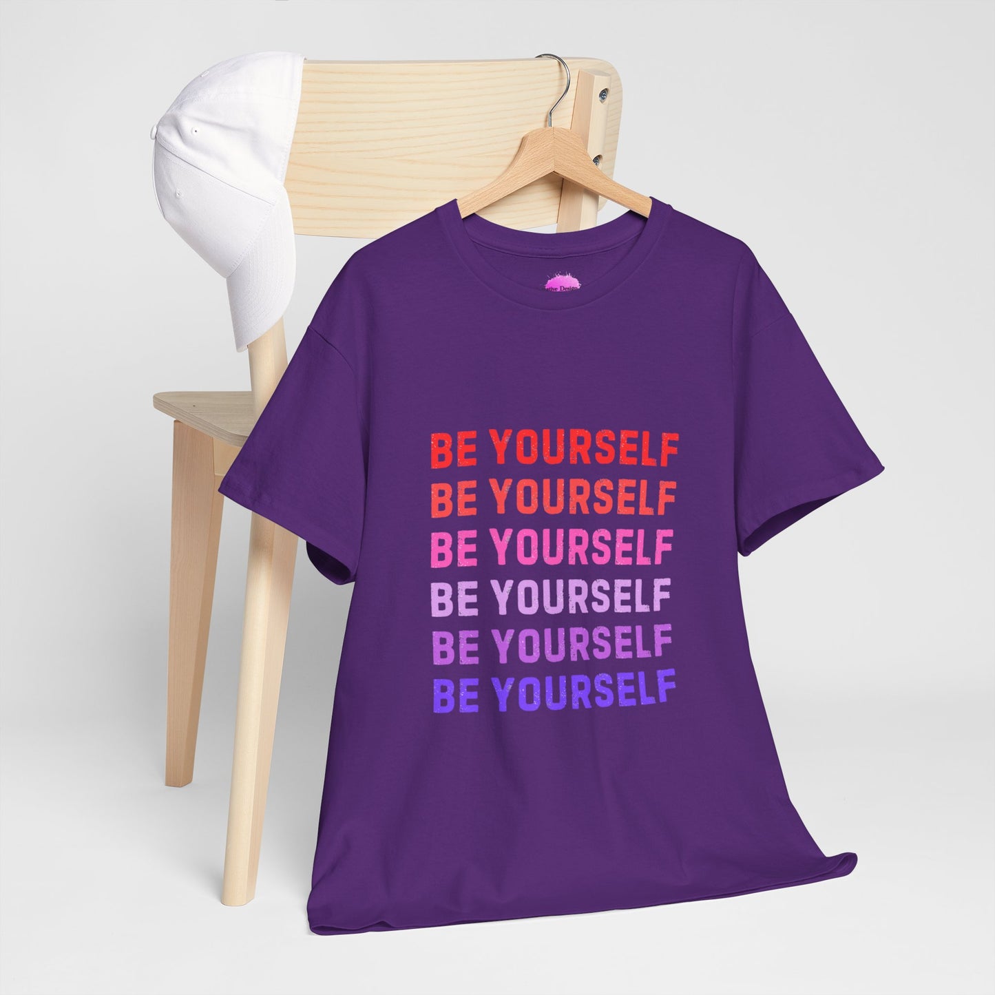Bold Unisex Tee - Be Yourself Graphic Design