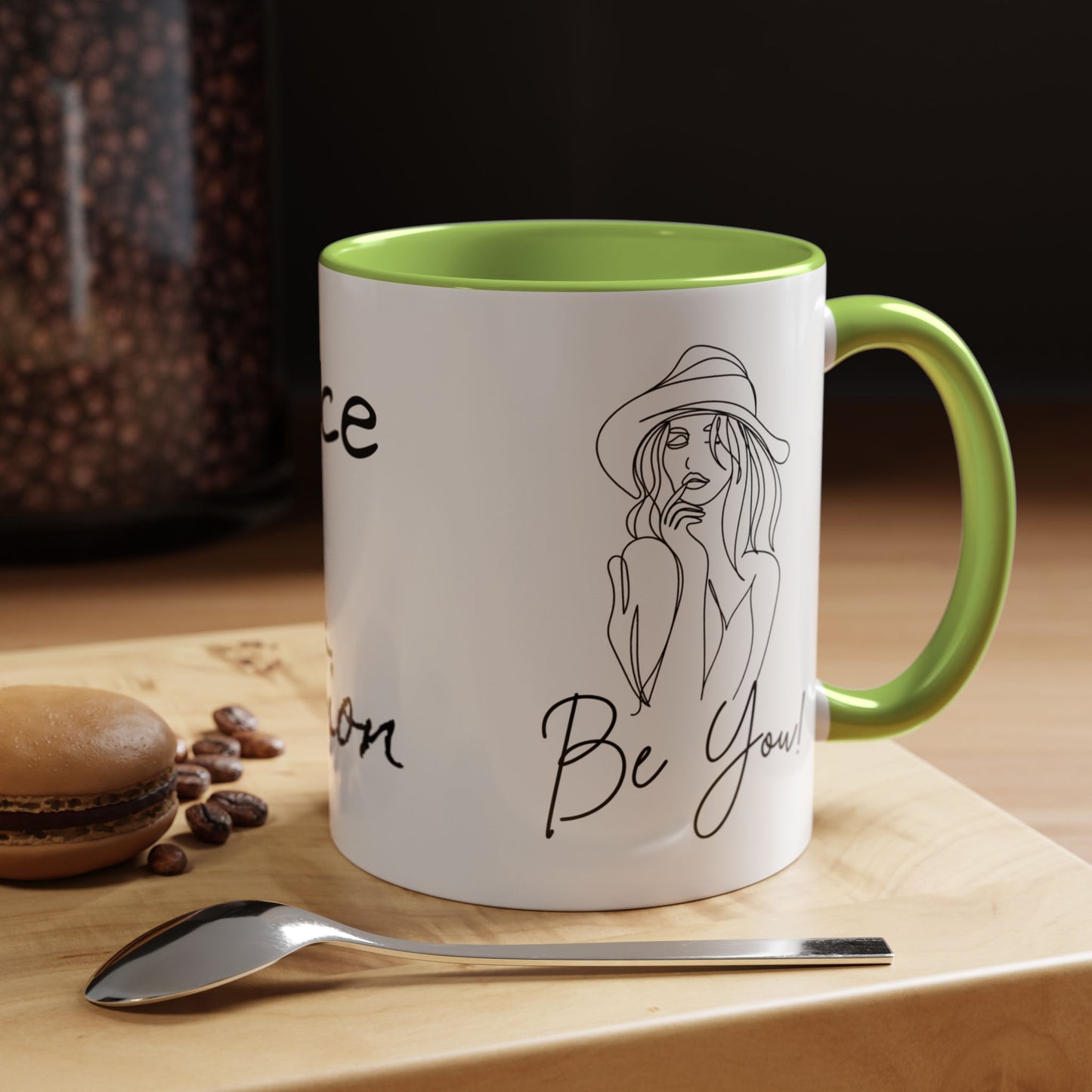 Inspirational Accent Coffee Mug - "Be You!" - 11oz & 15oz