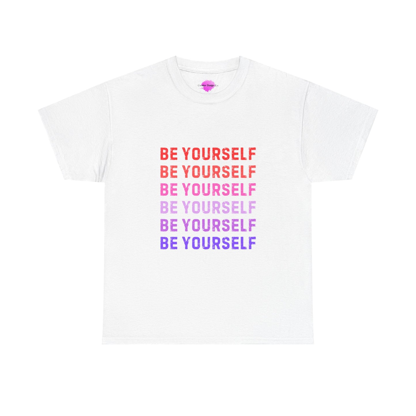 Bold Unisex Tee - Be Yourself Graphic Design