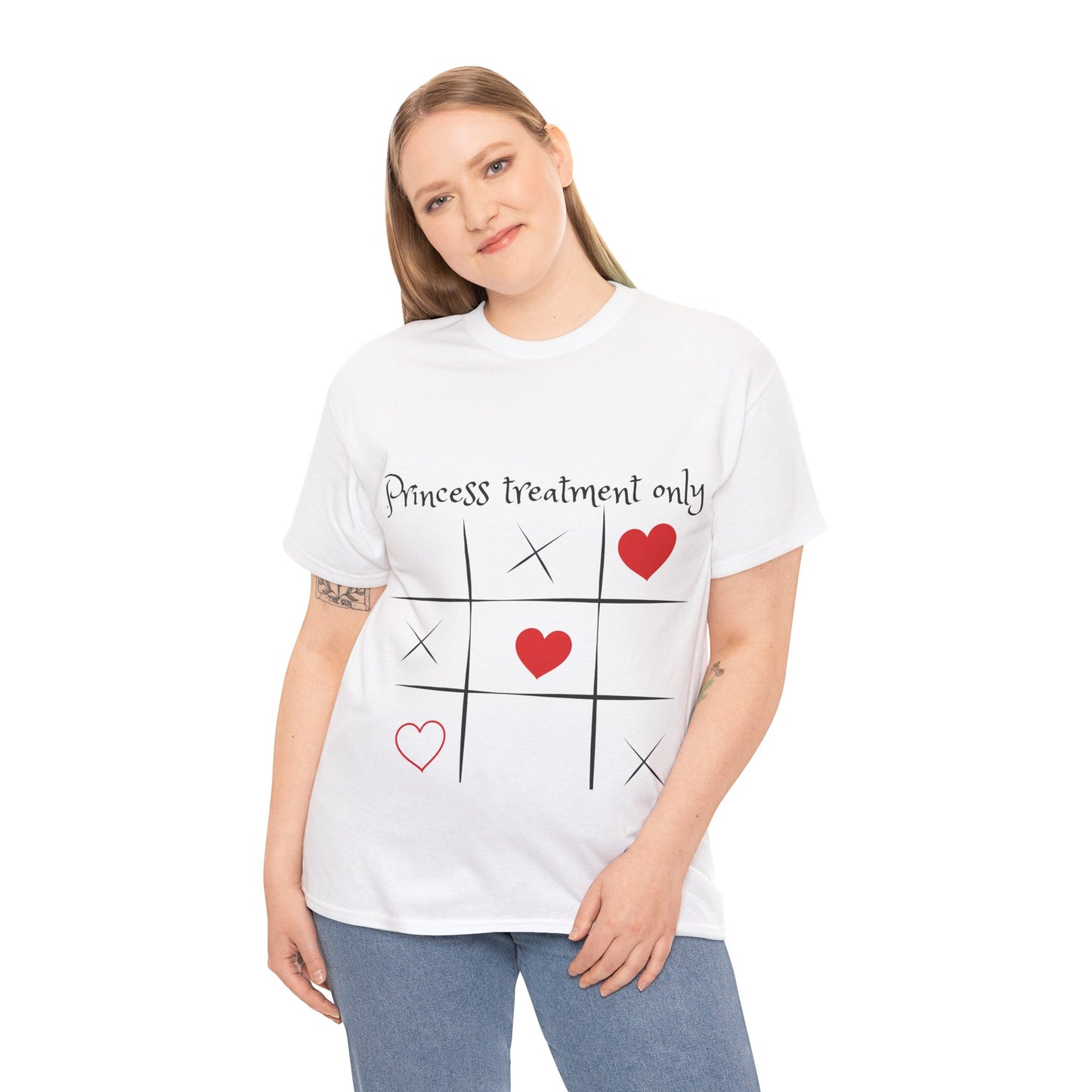Princess Treatment Unisex Heavy Cotton Tee - Fun & Playful Graphic Shirt