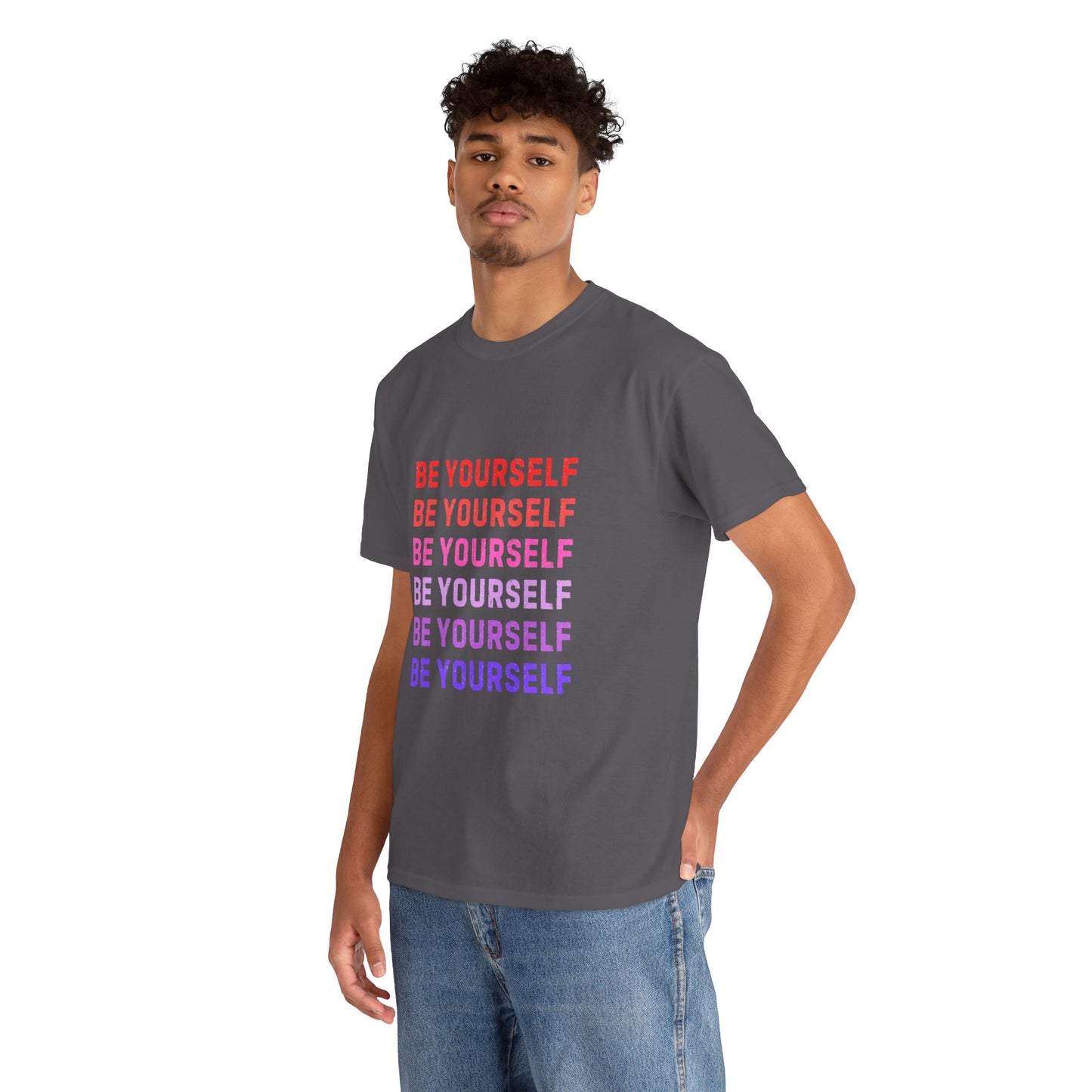 Bold Unisex Tee - Be Yourself Graphic Design