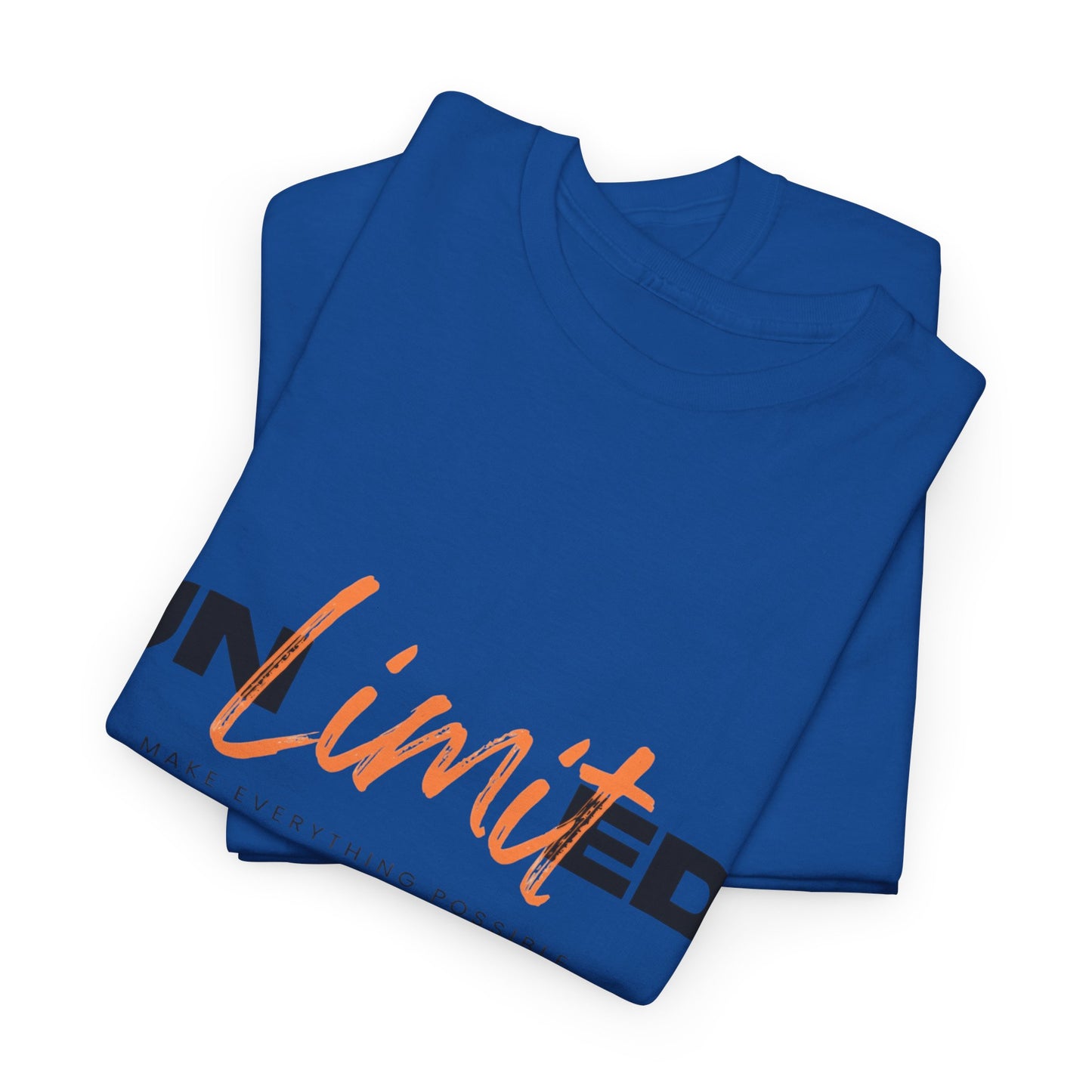 Unlimited Unisex Heavy Cotton Tee - Empowerment Shirt, Gift for Friends, Motivational Clothing, Casual Wear, Everyday T-Shirt