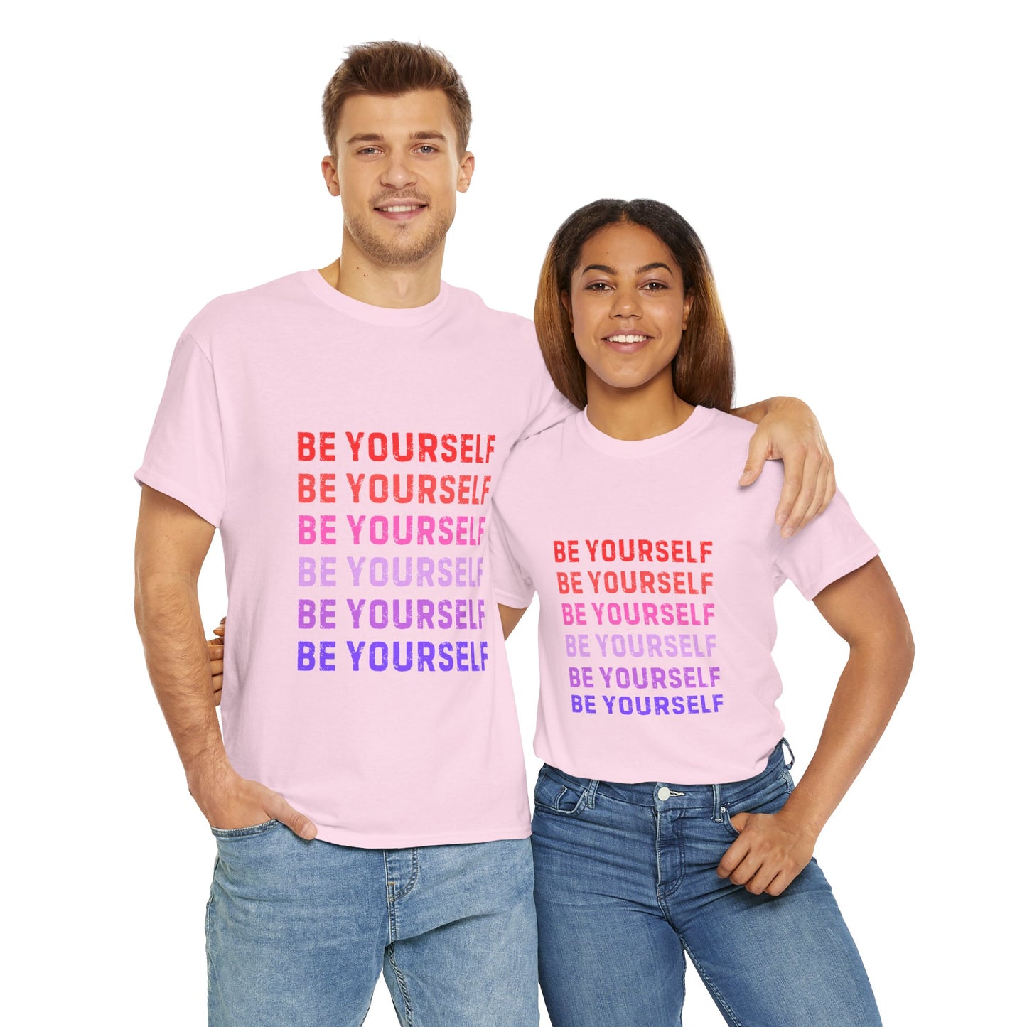 Bold Unisex Tee - Be Yourself Graphic Design